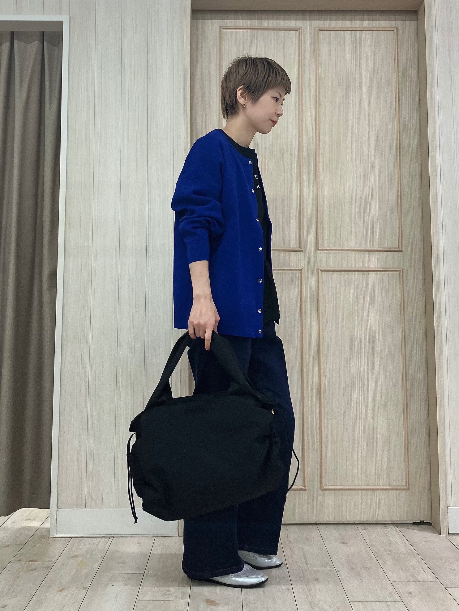 Turnerさんの「SHOO･LA･RUE｜【セットアップ可/洗濯機可】軽やかに羽織れる スポンディッシュ ニットカーディガン」を使ったコーディネート
