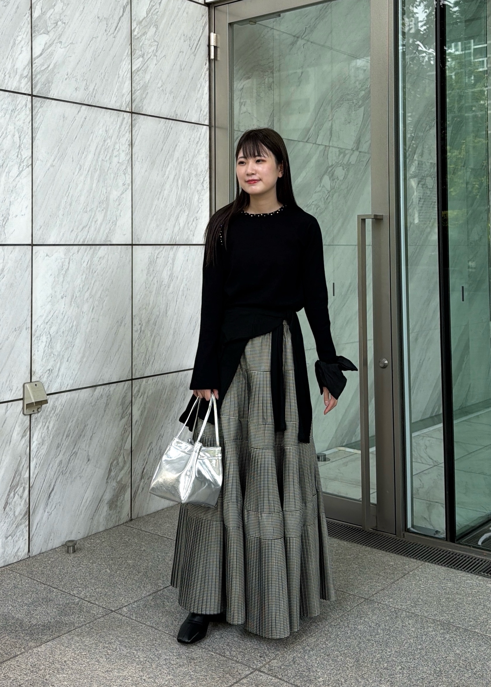 Renoさんの「INDIVI｜フーディシアーカットソー」を使ったコーディネート