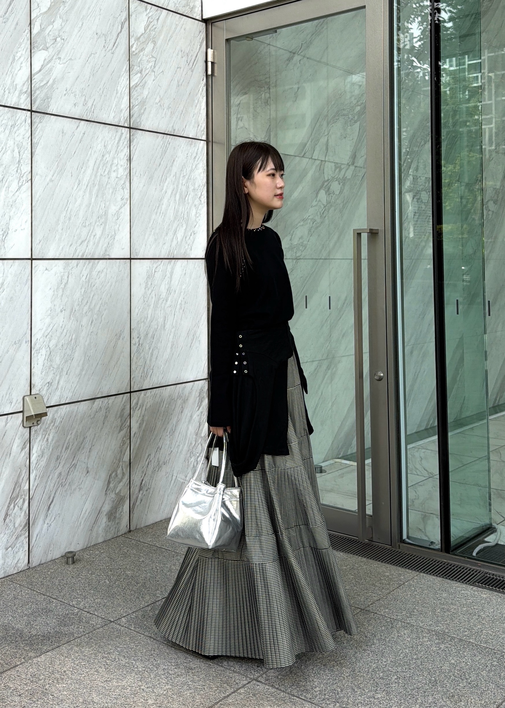 Renoさんの「INDIVI｜フーディシアーカットソー」を使ったコーディネート