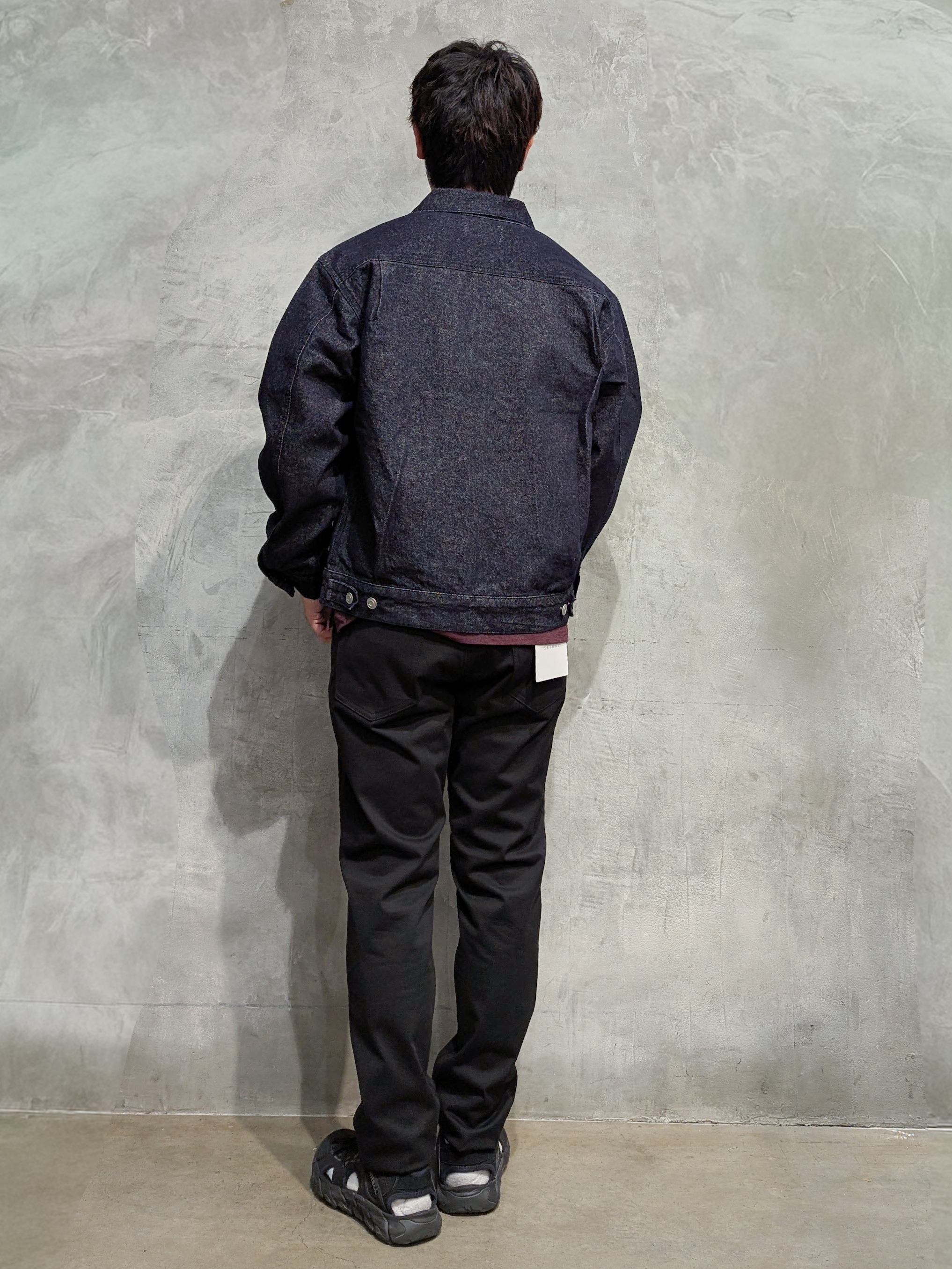 daiさんの「THE SHOP TK｜【色落ちしにくい/セットアップ可】デニムライク ジップアップジャケット」を使ったコーディネート