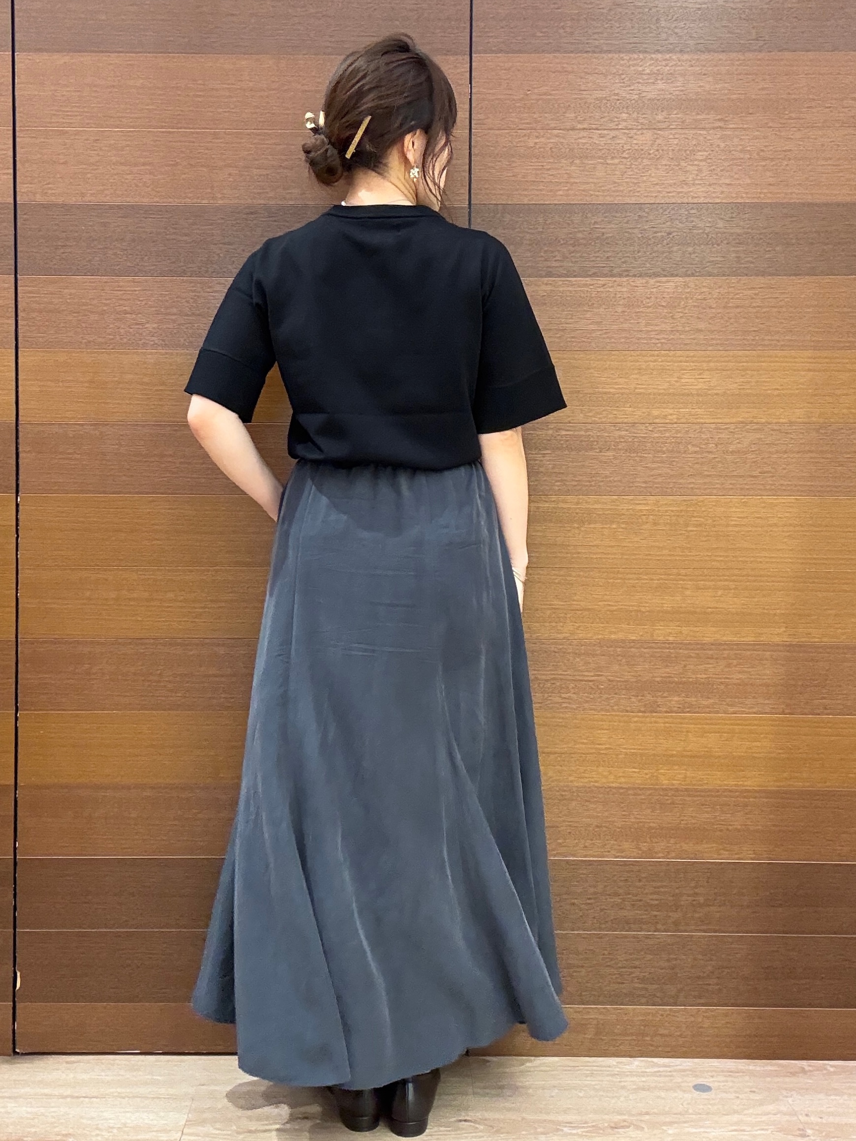 maichiさんの「OPAQUE.CLIP｜2WAY衿ドッキングニット《洗濯機OK》」を使ったコーディネート
