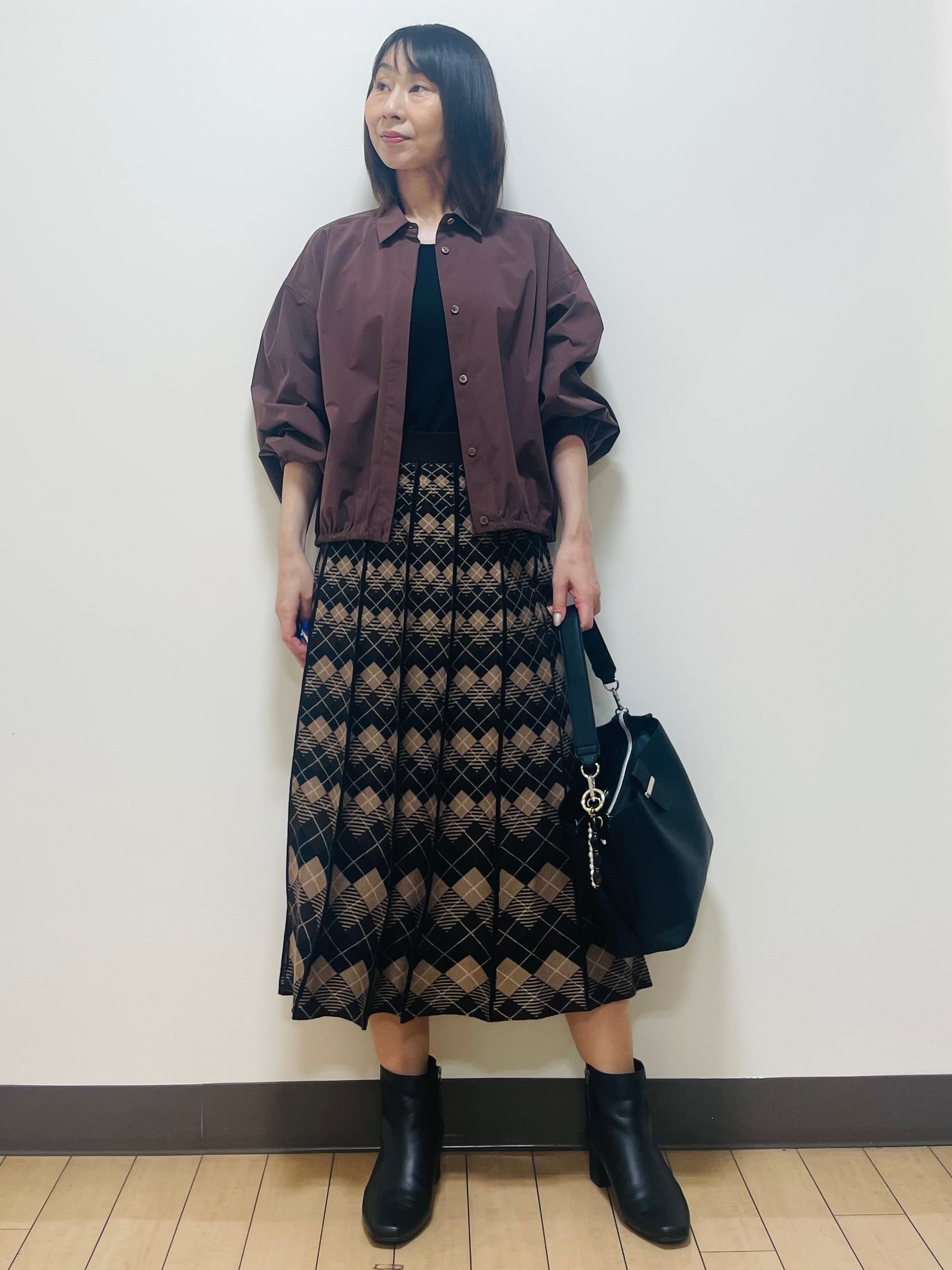 Riiさんの「Reflect｜ショート丈シャツブルゾン」を使ったコーディネート