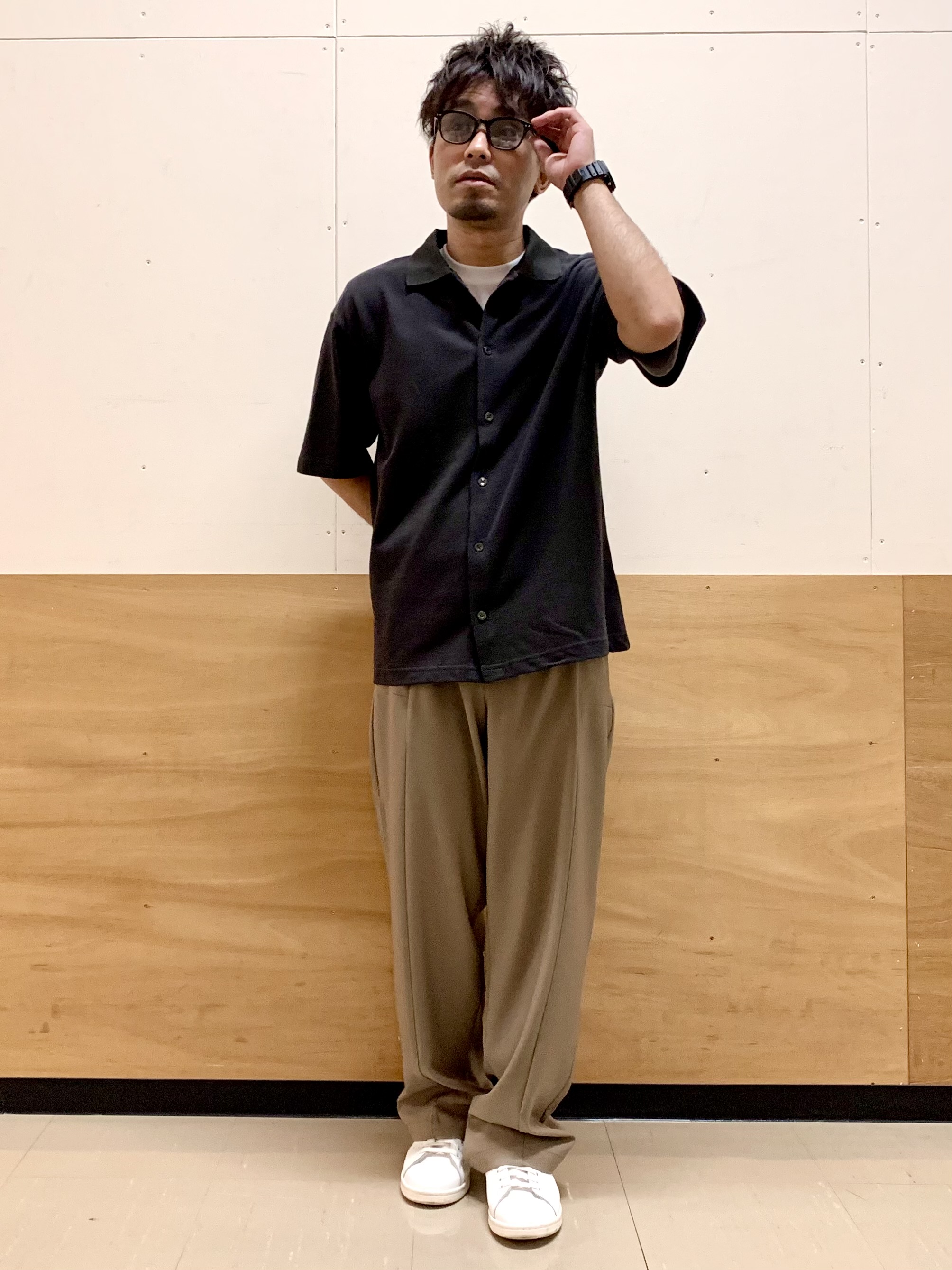 MATUさんの「THE SHOP TK｜【半袖シャツ＋インナー セットアイテム】カノコ半袖シャツ＆半袖Tシャツ」を使ったコーディネート
