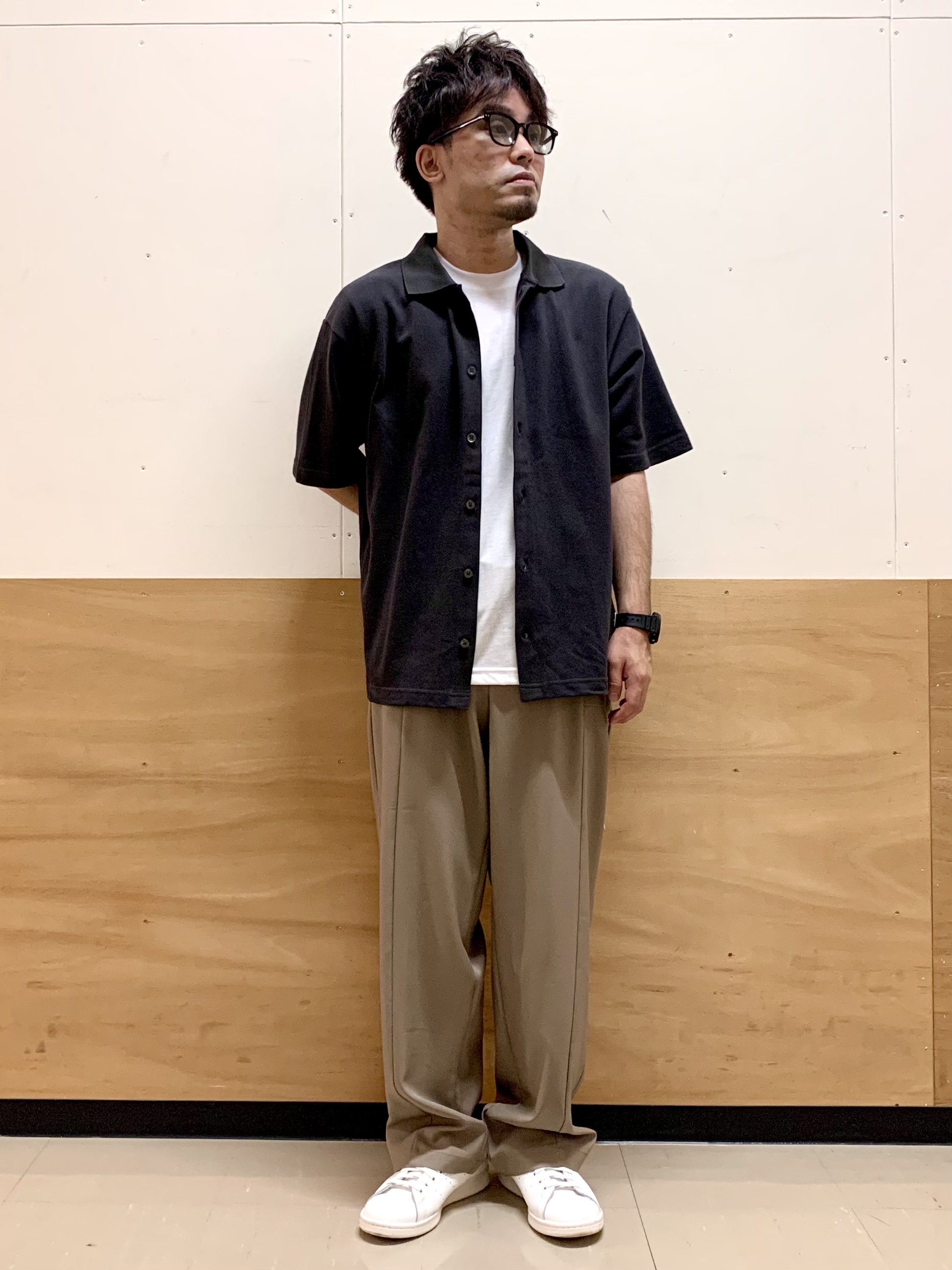 MATUさんの「THE SHOP TK｜【半袖シャツ＋インナー セットアイテム】カノコ半袖シャツ＆半袖Tシャツ」を使ったコーディネート