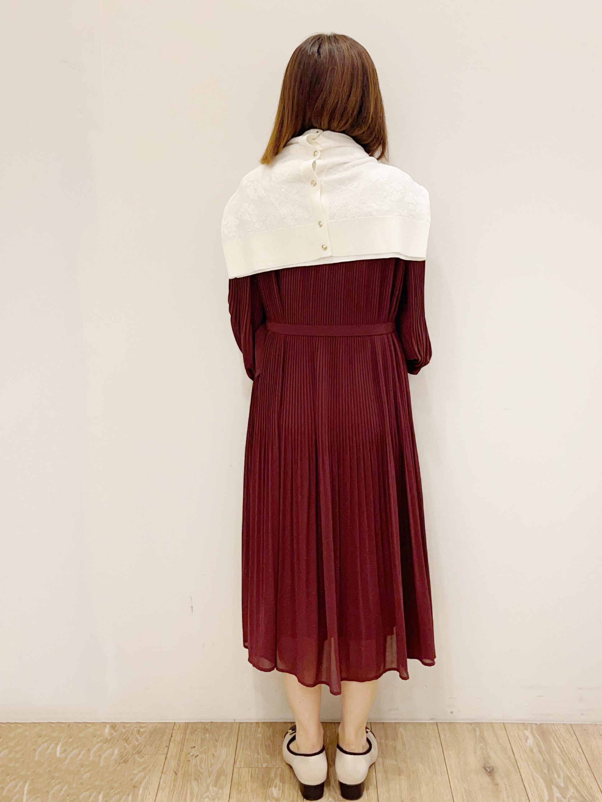 kcさんの「OPAQUE.CLIP｜【８色展開】柄アソートシアーカーディガン《洗濯機OK》」を使ったコーディネート