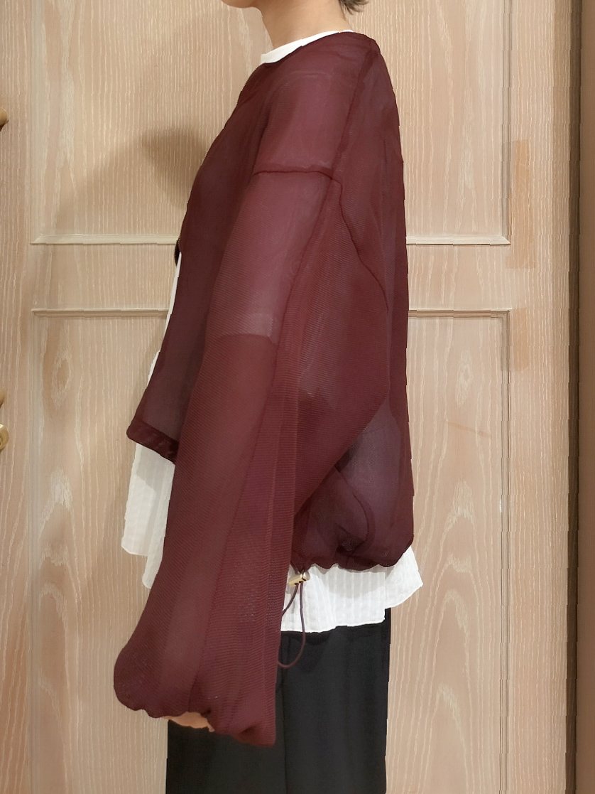 YUKIさんの「SHOO･LA･RUE｜【通気性〇/セットアップ可/洗濯機可】メッシュドルマン ジップブルゾン」を使ったコーディネート