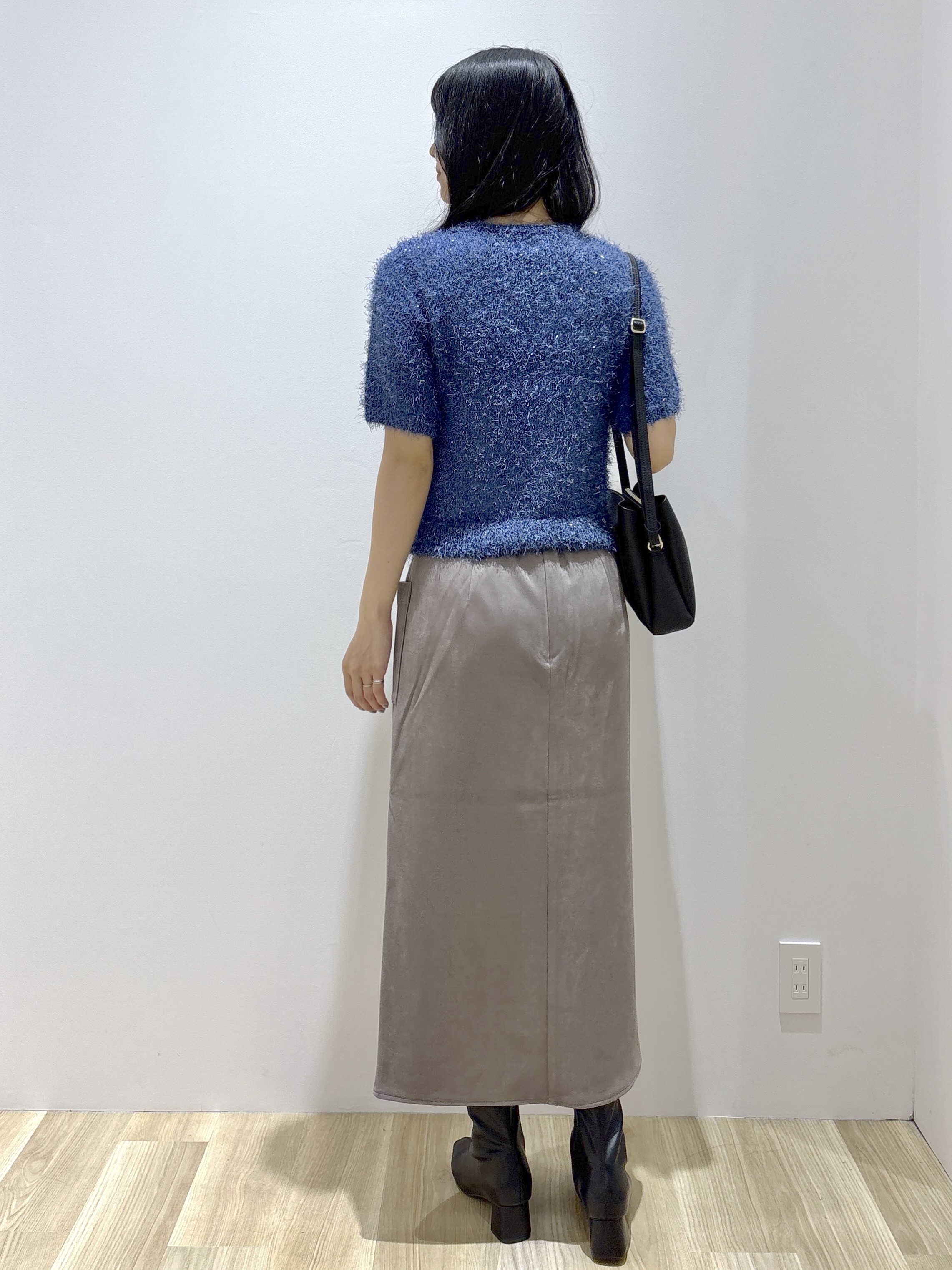 sachikoさんの「OPAQUE.CLIP｜ラメシャギーニット【洗濯機OK】」を使ったコーディネート