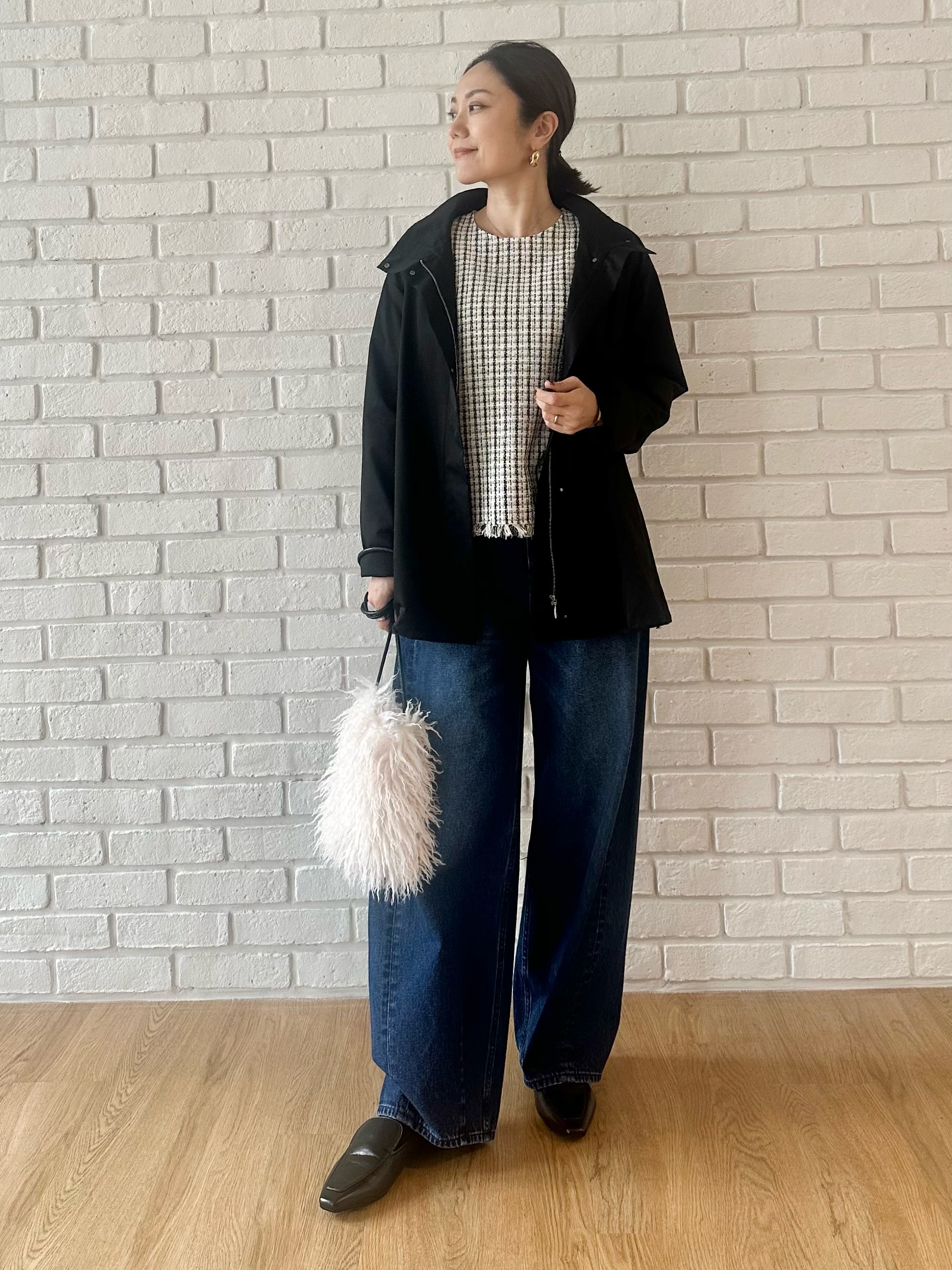 MAIさんの「INDIVI｜【撥水／UVケア】スタンドカラーブルゾン」を使ったコーディネート