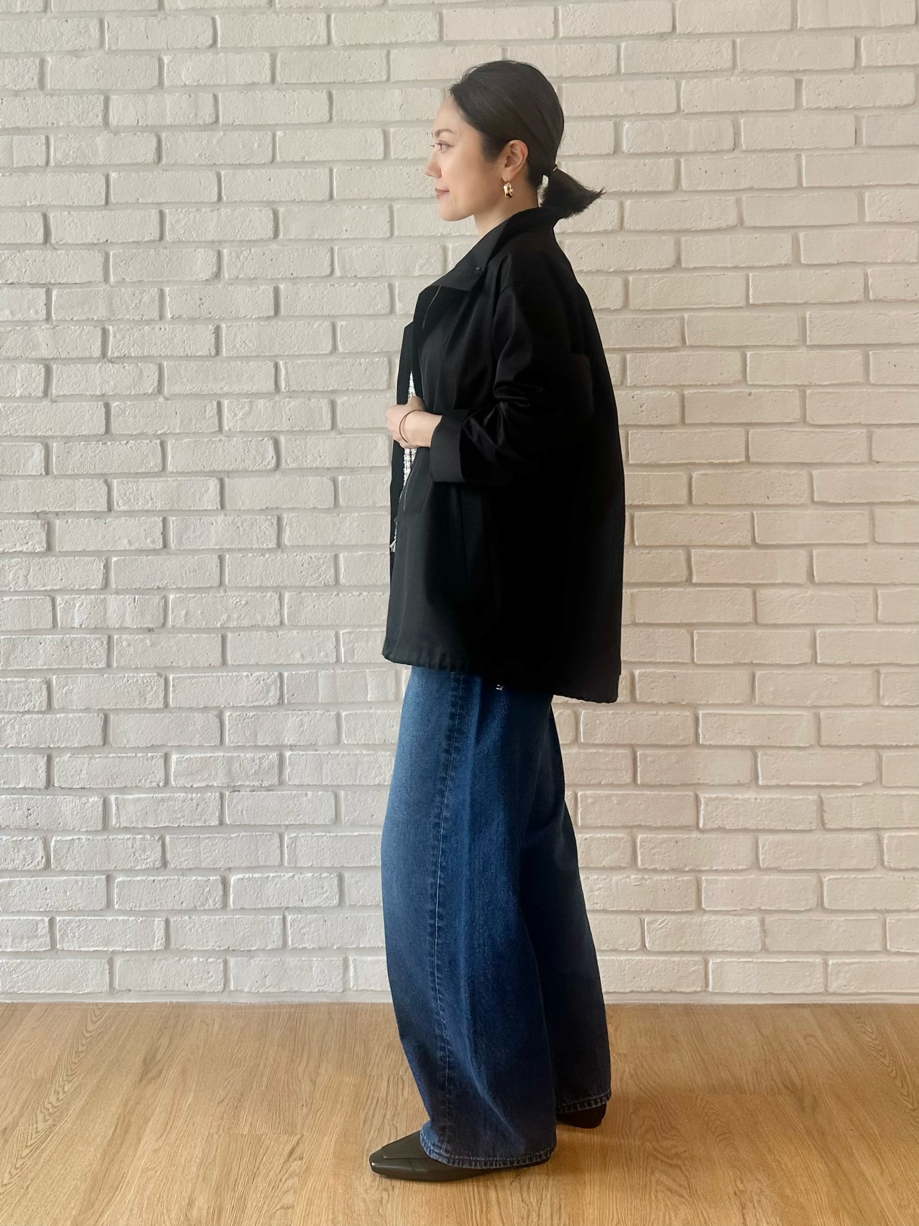 MAIさんの「INDIVI｜【撥水／UVケア】スタンドカラーブルゾン」を使ったコーディネート
