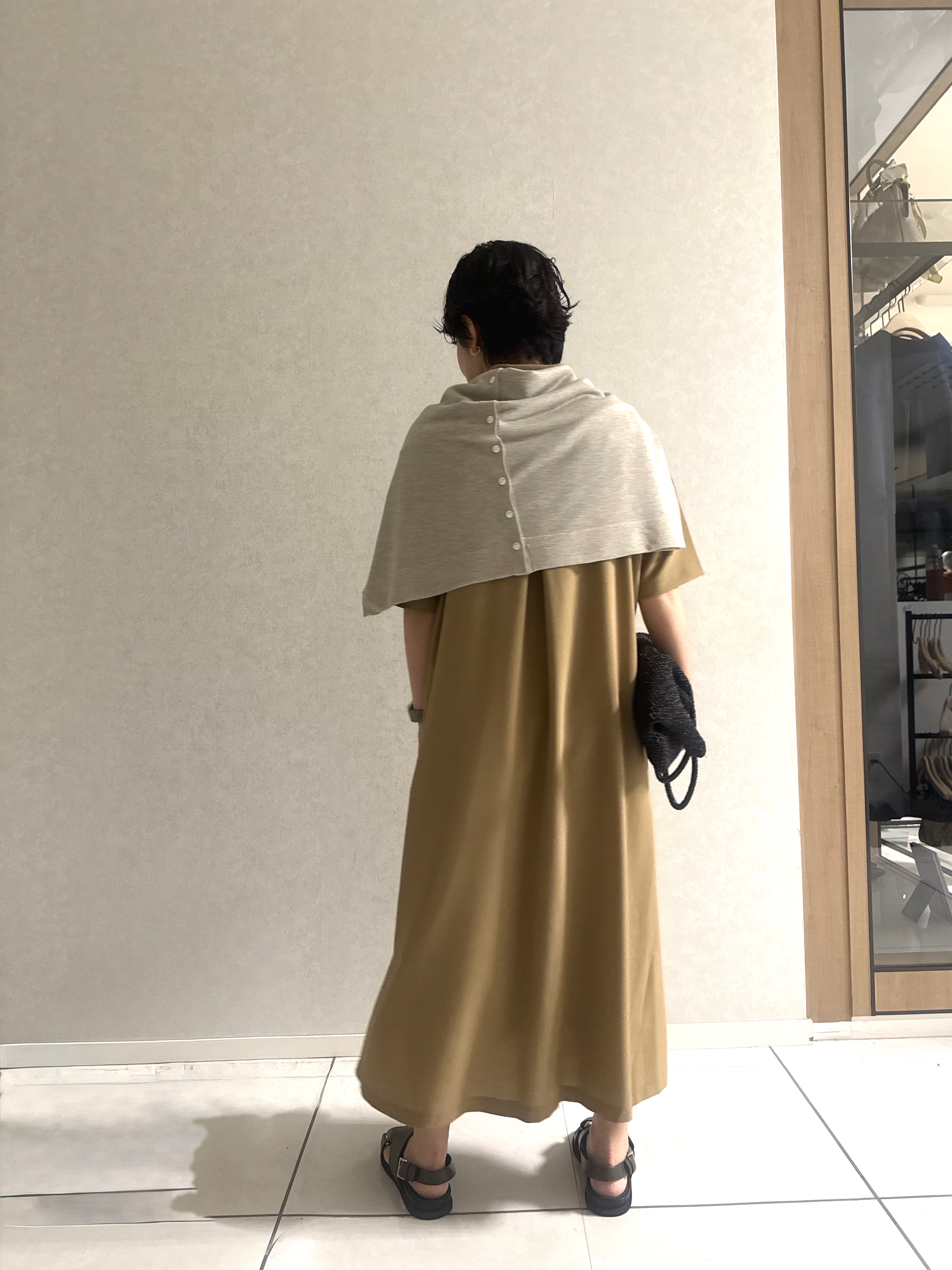 かなこさんの「UNTITLED｜【残暑も快適/UVカット/接触冷感】エアリークールワンピース」を使ったコーディネート