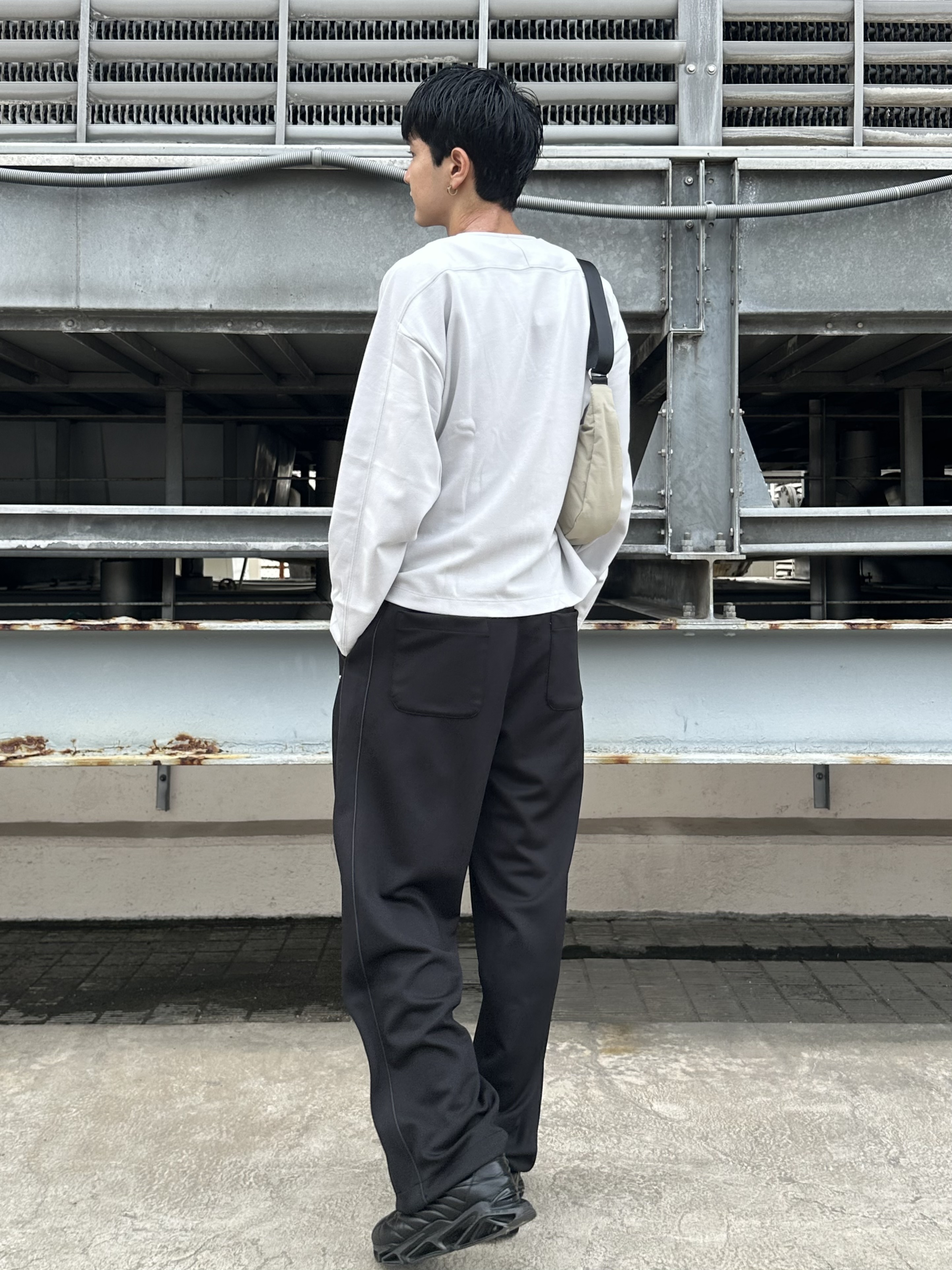 KOHEIさんの「tk.TAKEO KIKUCHI｜【牛革】スクエアバックルベルト」を使ったコーディネート