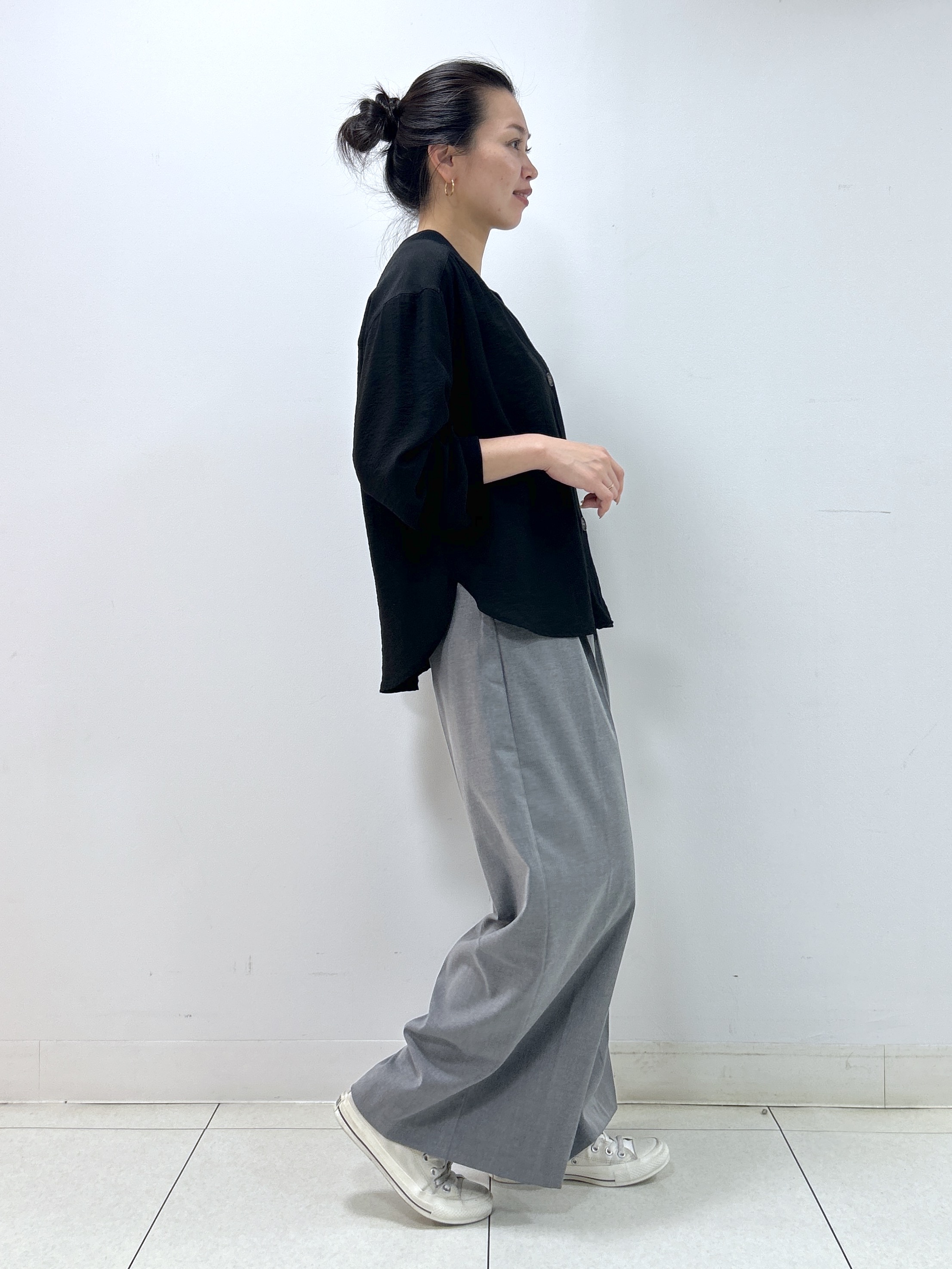 Kaiさんの「Dessin｜【UVカット】シアー楊柳ブラウスカーディガン」を使ったコーディネート