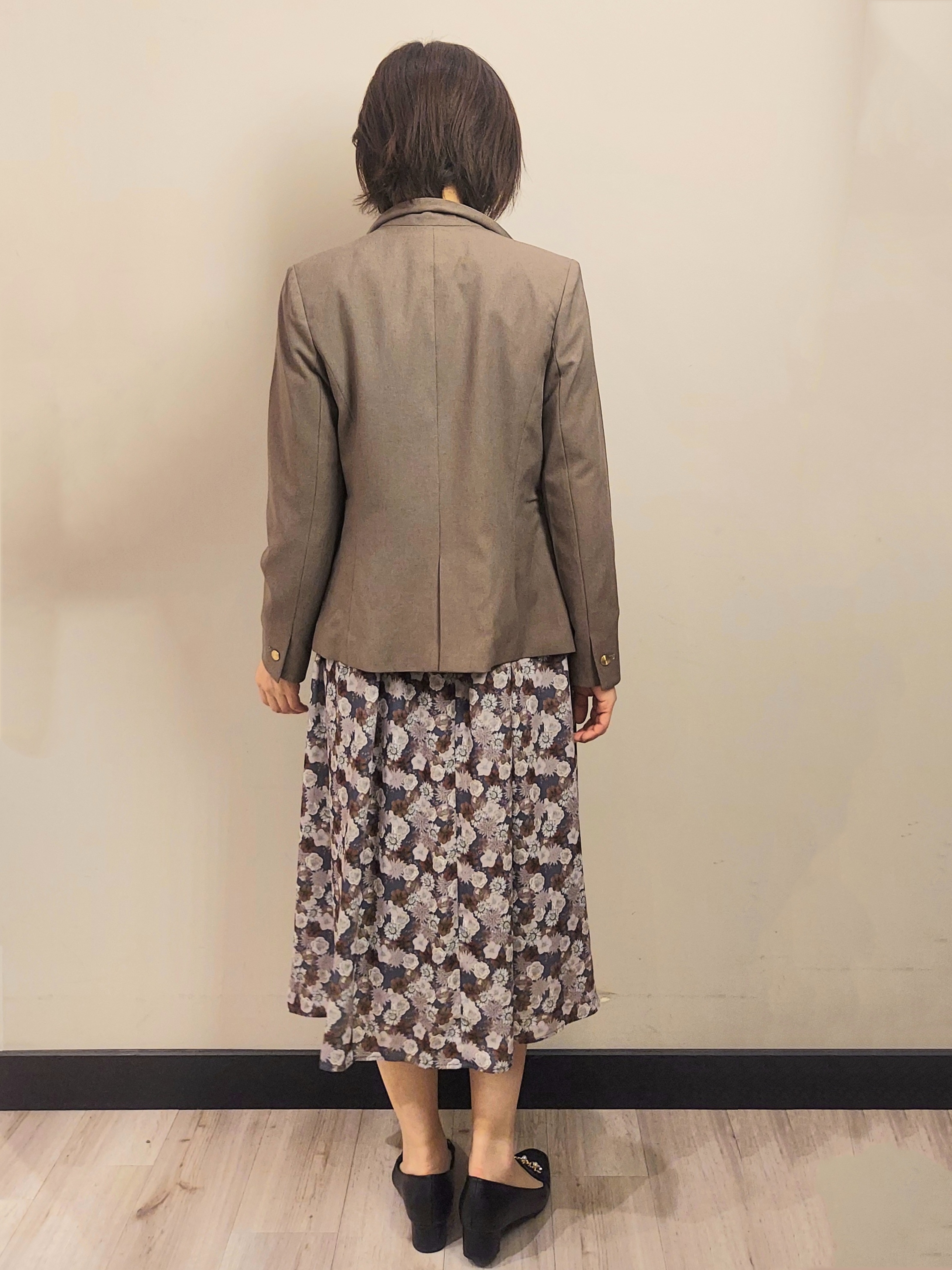 MAKIさんの「index｜【セットアップ対応】ダブルブレストジャケット《洗濯機OK／イージーアイロン／防シワ》」を使ったコーディネート