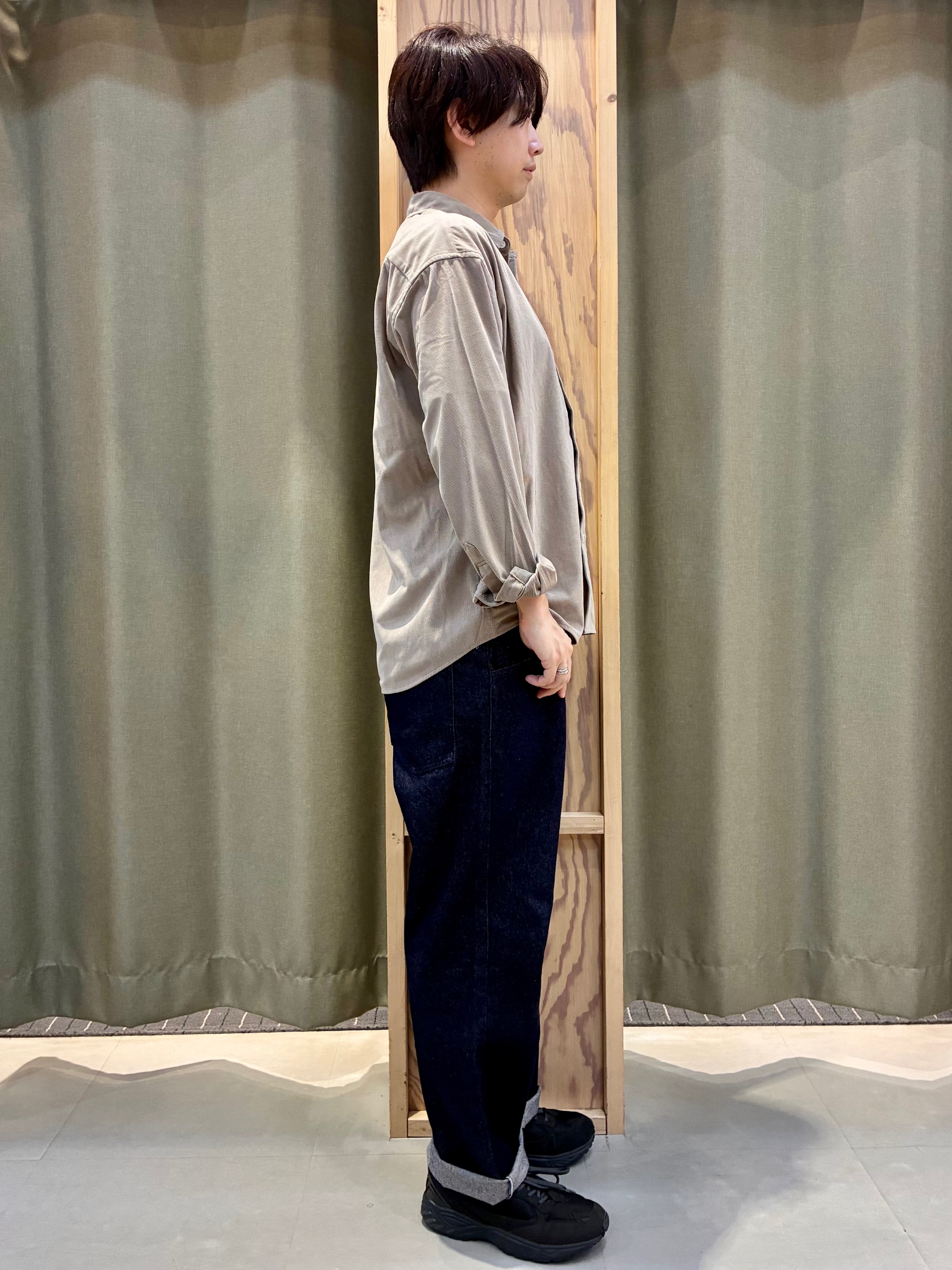 yoshiさんの「THE SHOP TK｜POLO BCS/アソート長袖シャツ」を使ったコーディネート