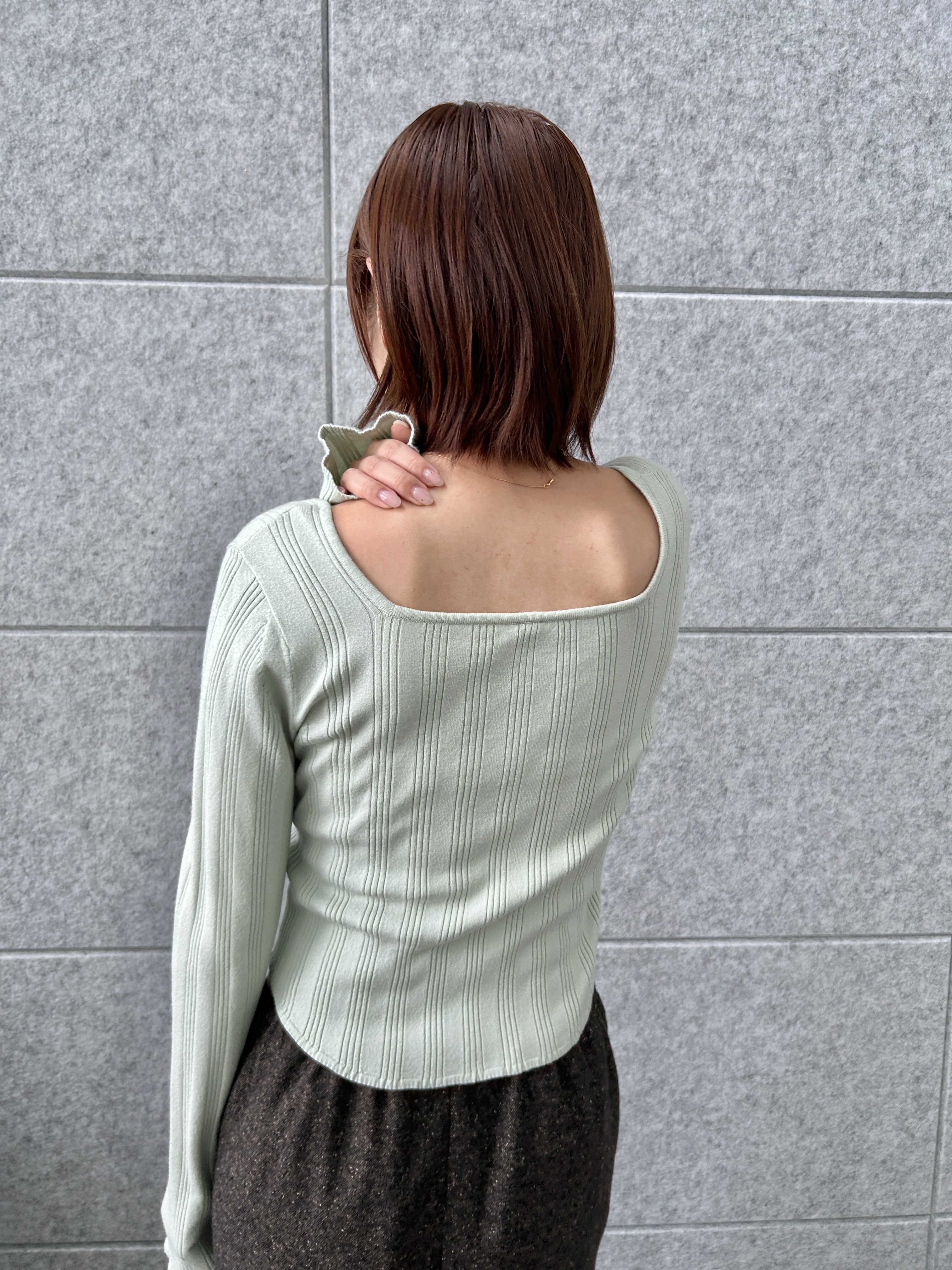 harunaさんの「CODE A｜intimate knit cardigan」を使ったコーディネート