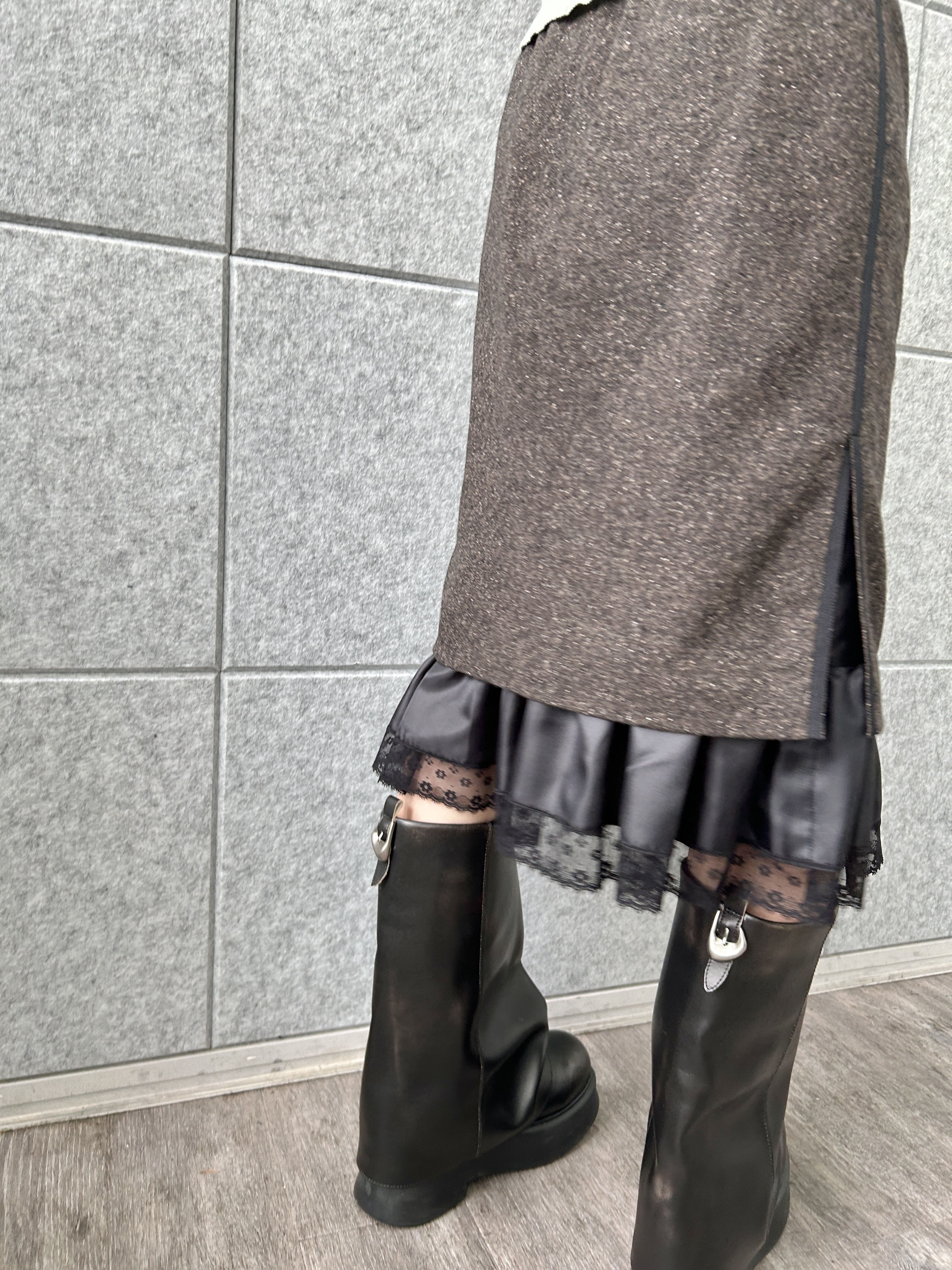 harunaさんの「CODE A｜intimate knit cardigan」を使ったコーディネート