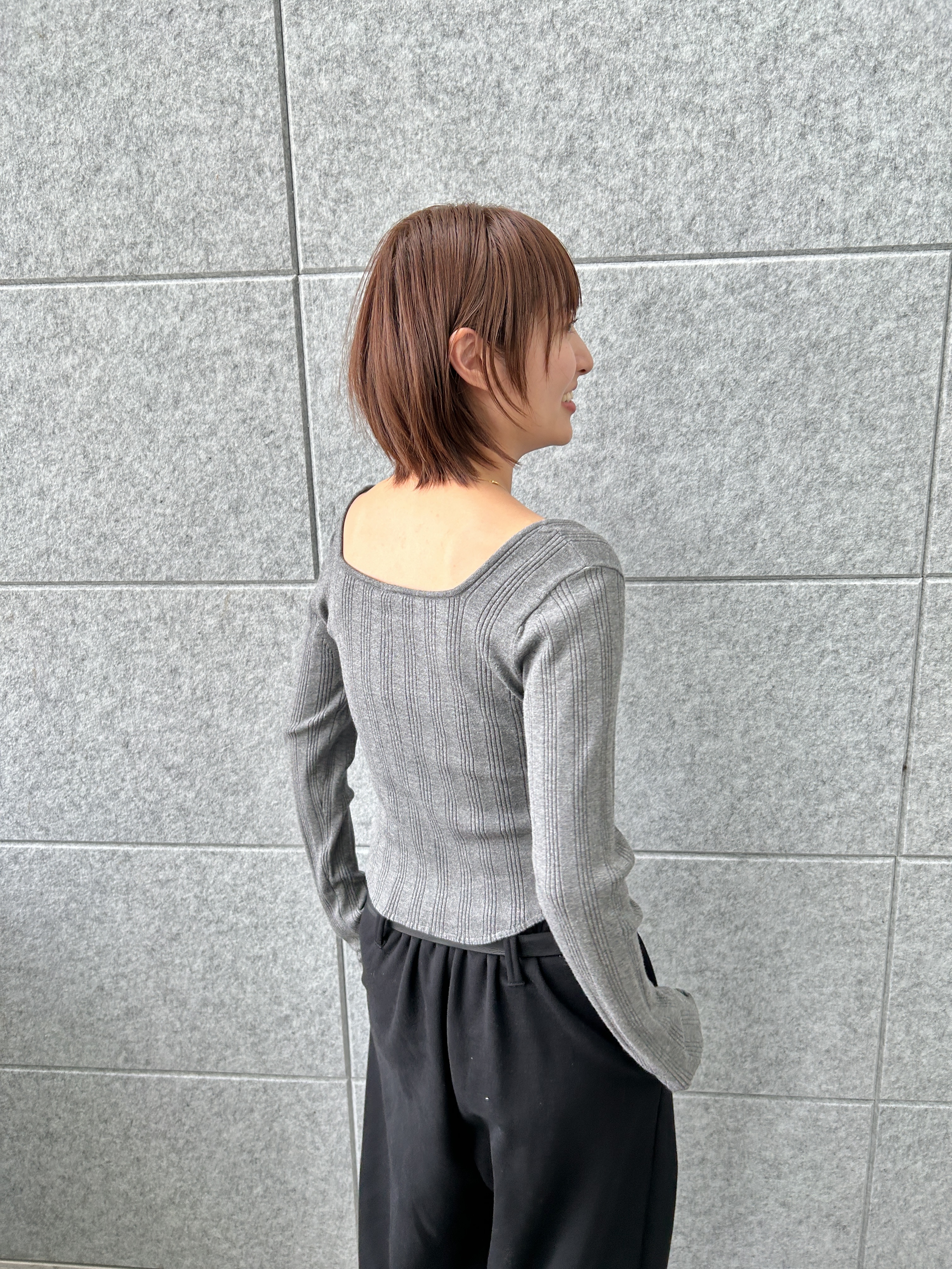 harunaさんの「CODE A｜intimate knit cardigan」を使ったコーディネート