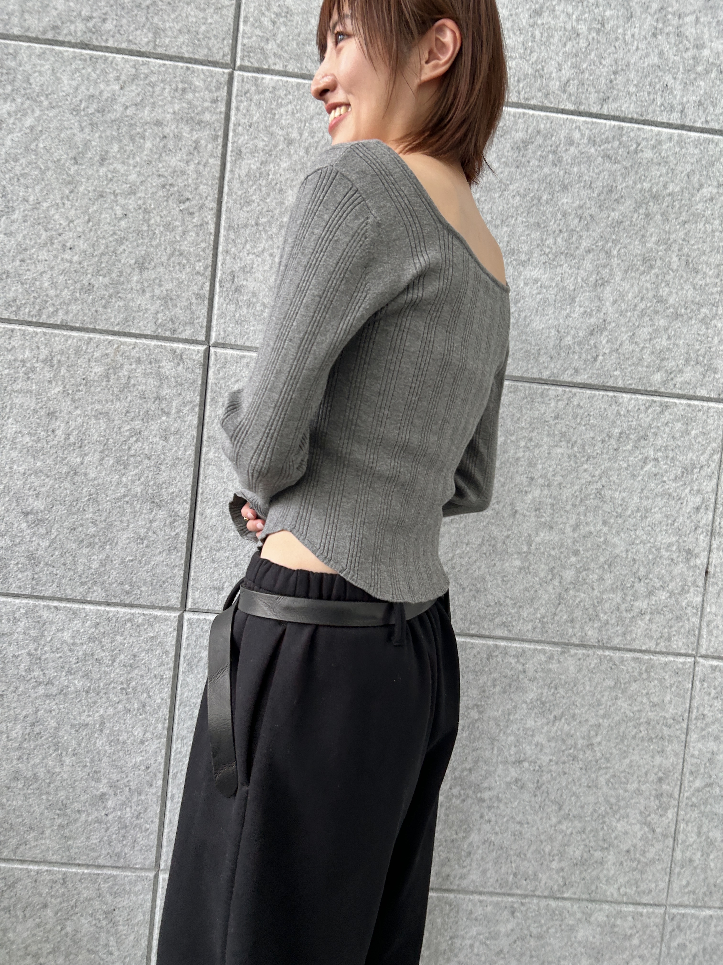 harunaさんの「CODE A｜intimate knit cardigan」を使ったコーディネート