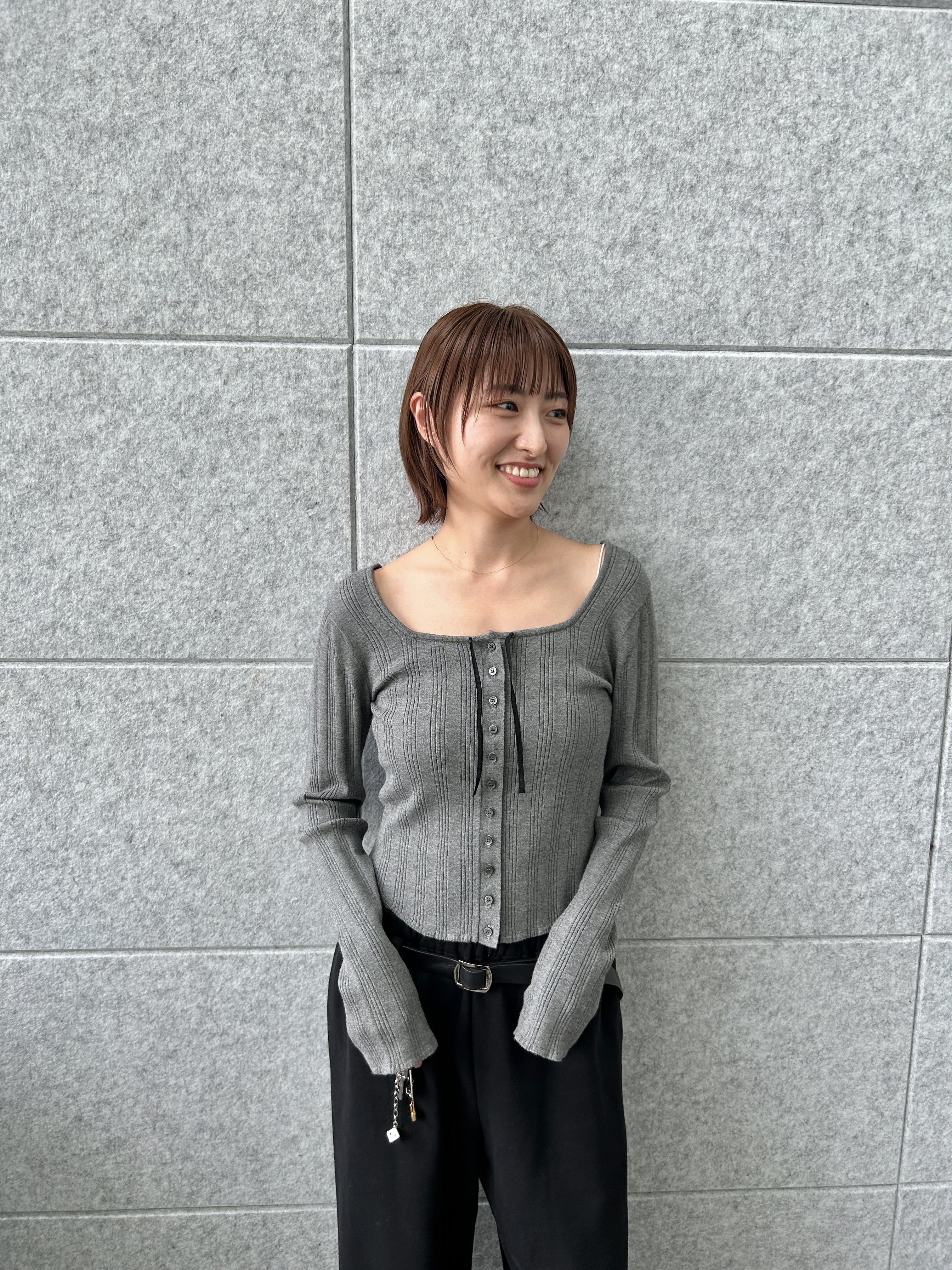 harunaさんの「CODE A｜intimate knit cardigan」を使ったコーディネート