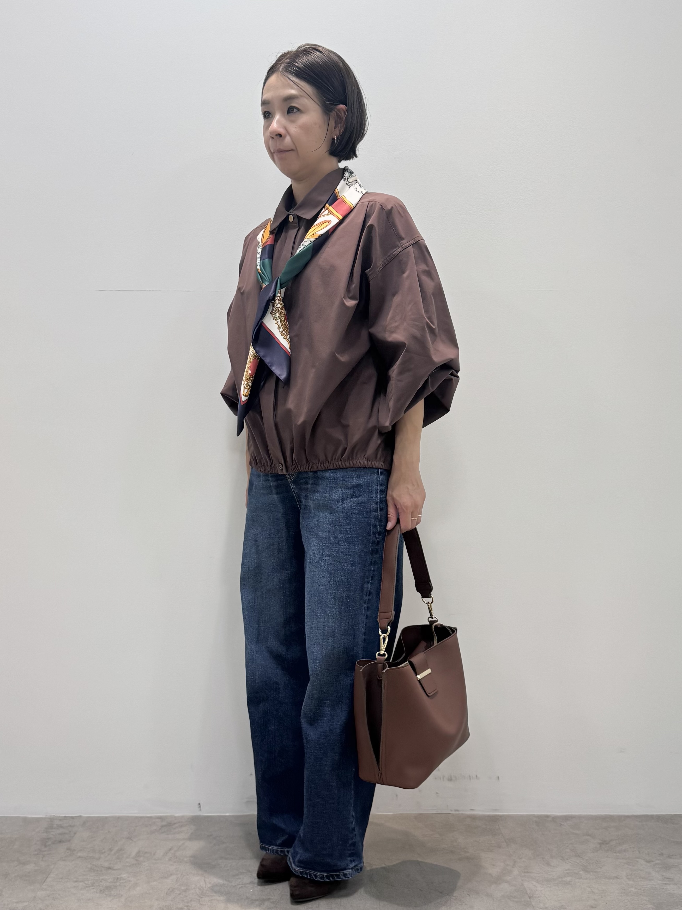 koyaさんの「Reflect｜ショート丈シャツブルゾン」を使ったコーディネート