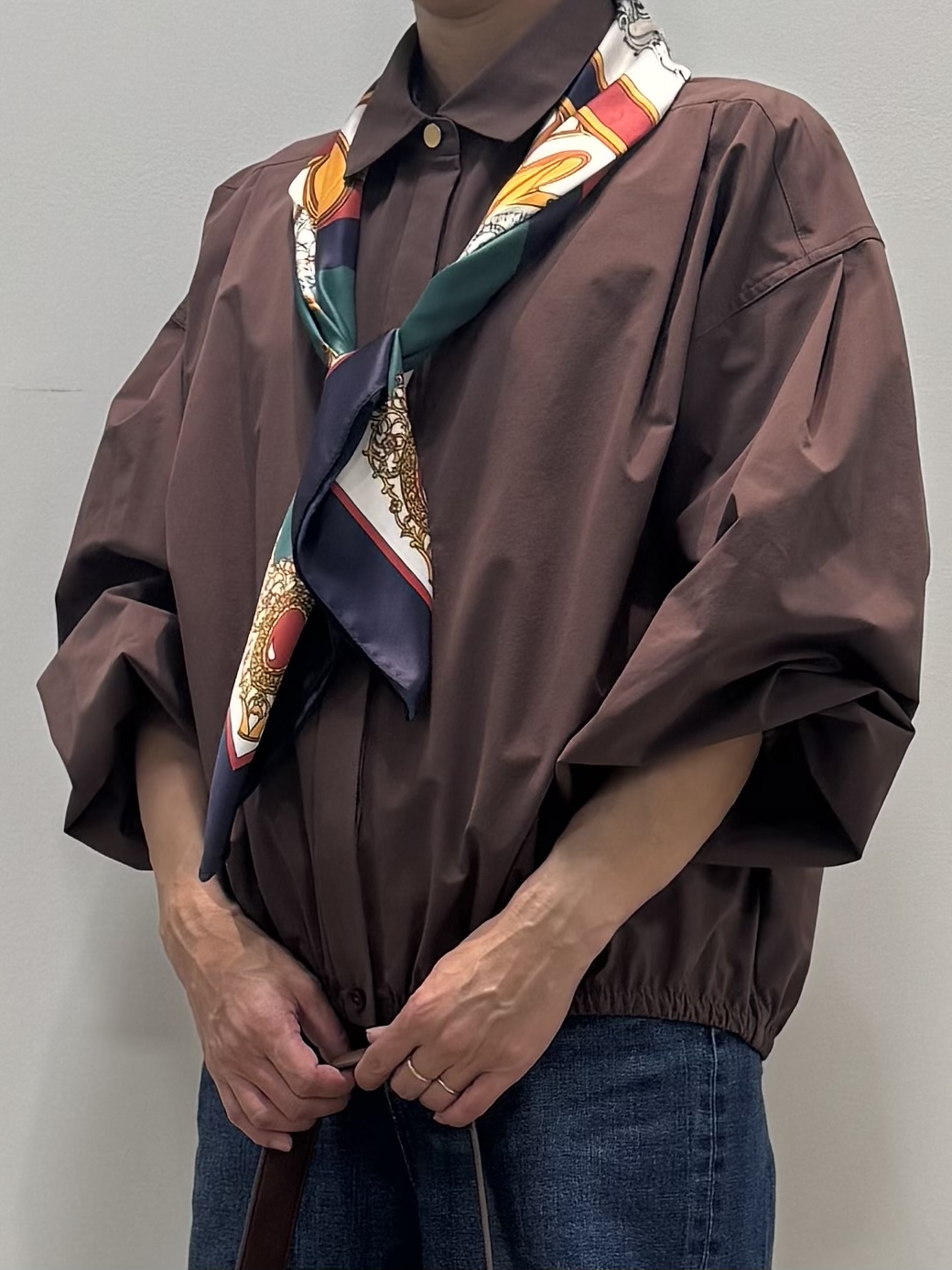 koyaさんの「Reflect｜ショート丈シャツブルゾン」を使ったコーディネート