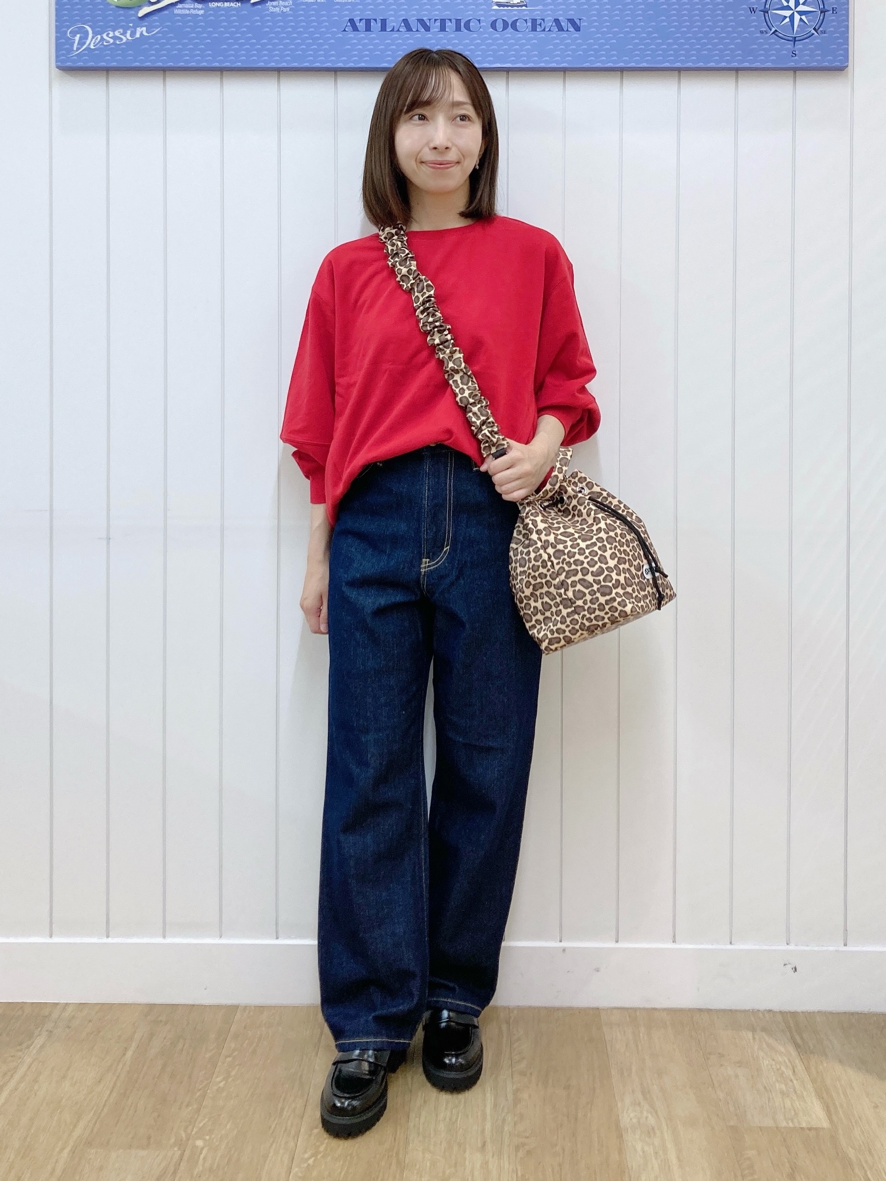 yoshiさんの「Dessin｜【洗える/6色展開】フォルムスリーブミニ裏毛 プルオーバー」を使ったコーディネート