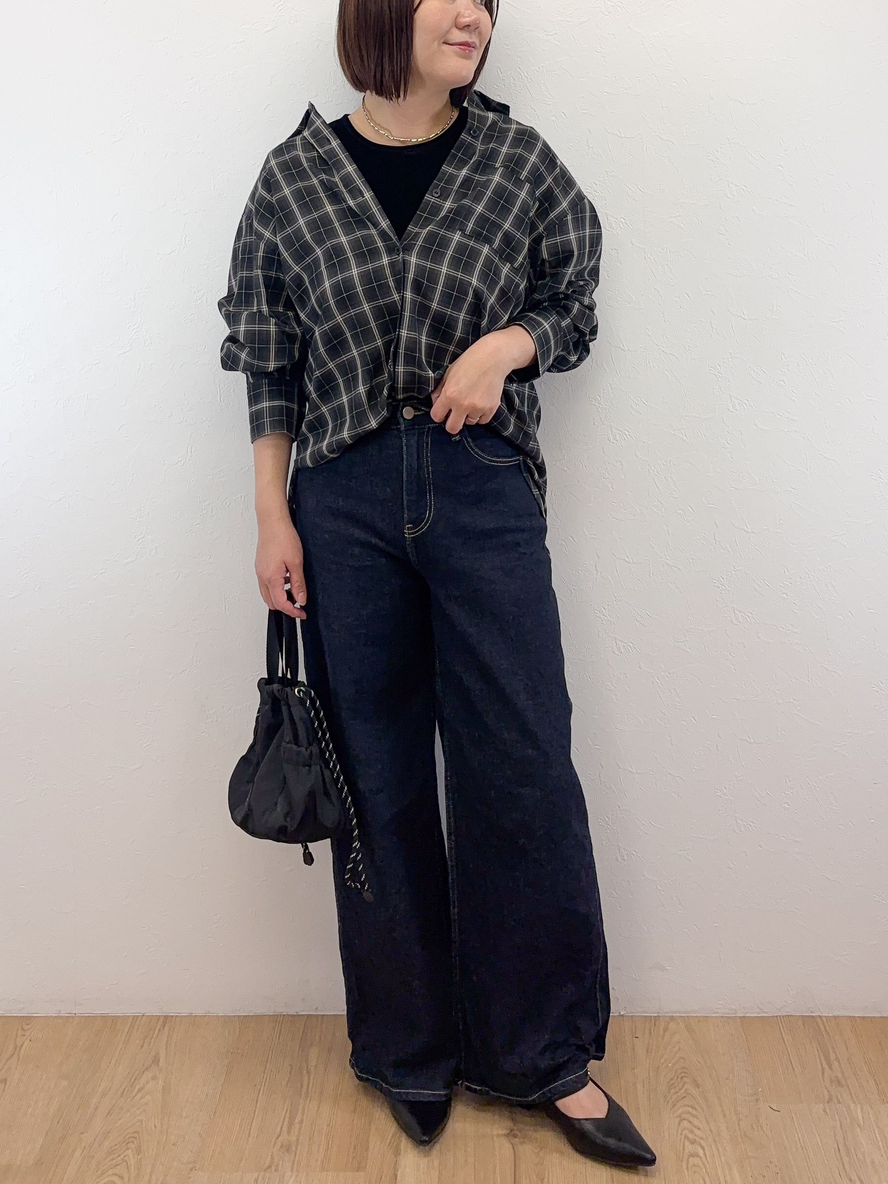 Takeさんの「OPAQUE.CLIP｜チェック柄シャツ【洗濯機OK】」を使ったコーディネート