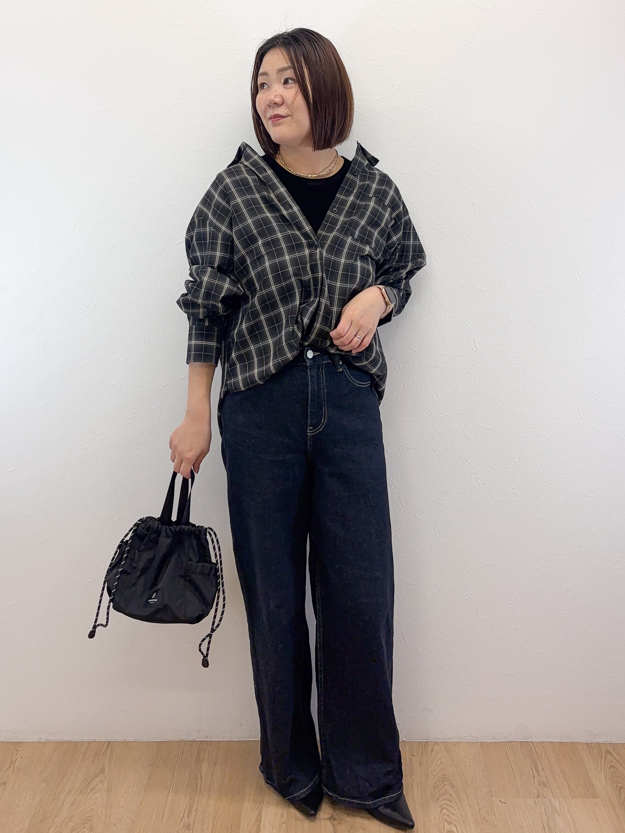 Takeさんの「OPAQUE.CLIP｜チェック柄シャツ【洗濯機OK】」を使ったコーディネート