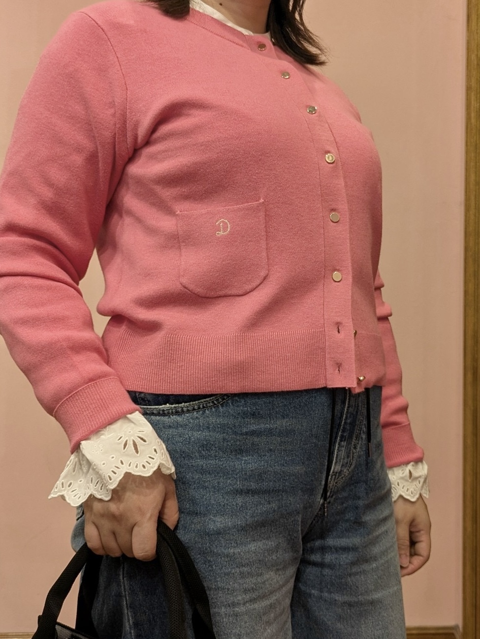 komatsuさんの「DRESSTERIOR｜【5色展開/ウォッシャブル】コットンカシミヤカーディガン」を使ったコーディネート