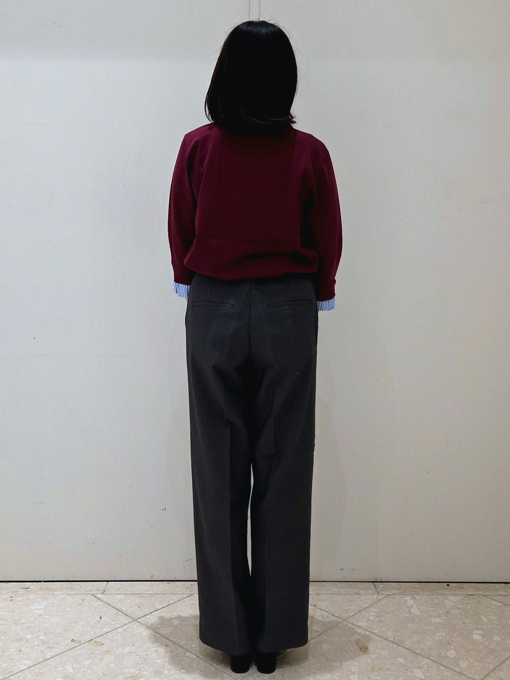Sumiさんの「OPAQUE.CLIP｜【UVケア／遮熱性】フリルドッキングニット《洗濯機OK》」を使ったコーディネート