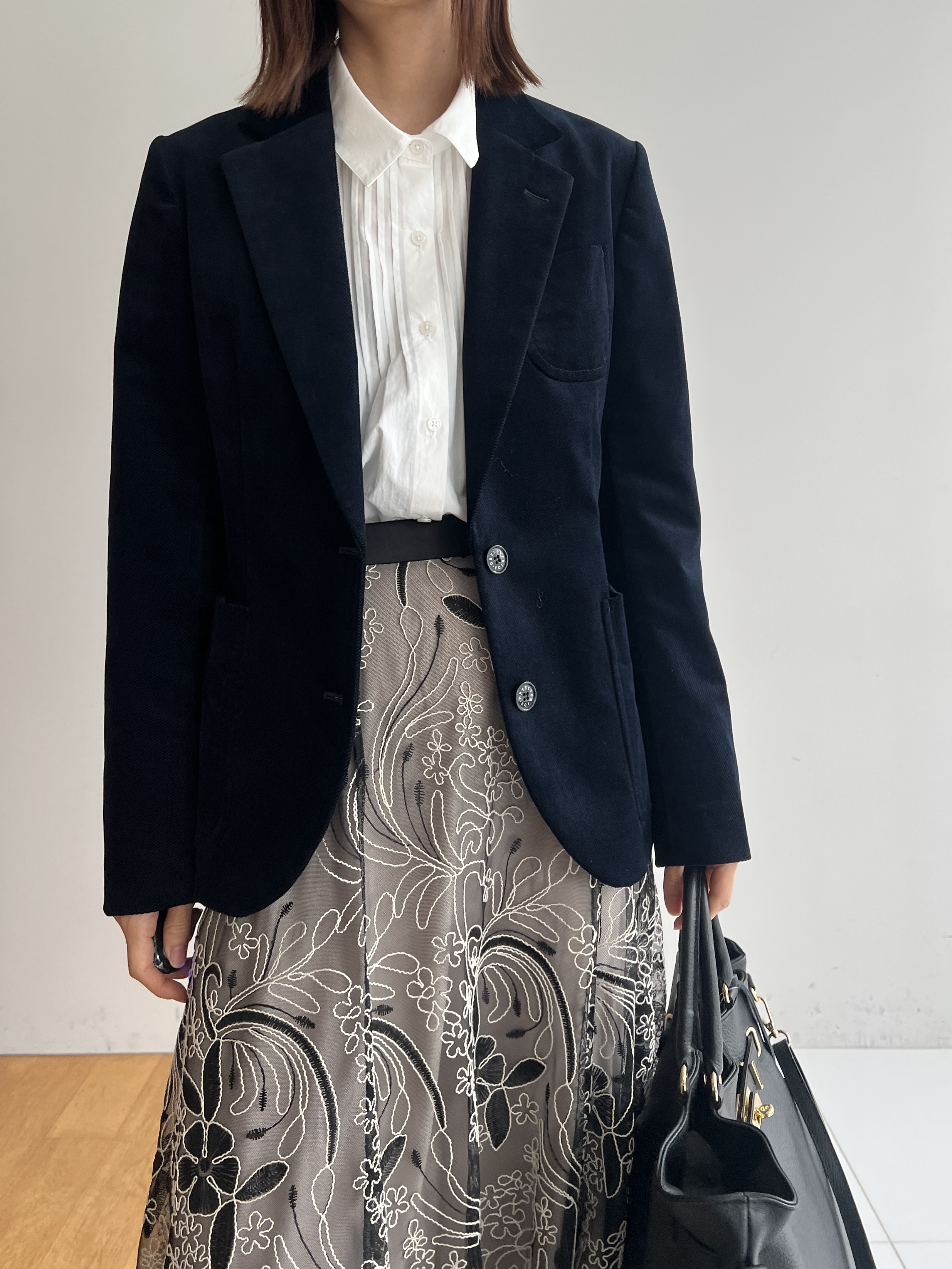 misaさんの「DRESSTERIOR｜シアーコードレーススカート」を使ったコーディネート