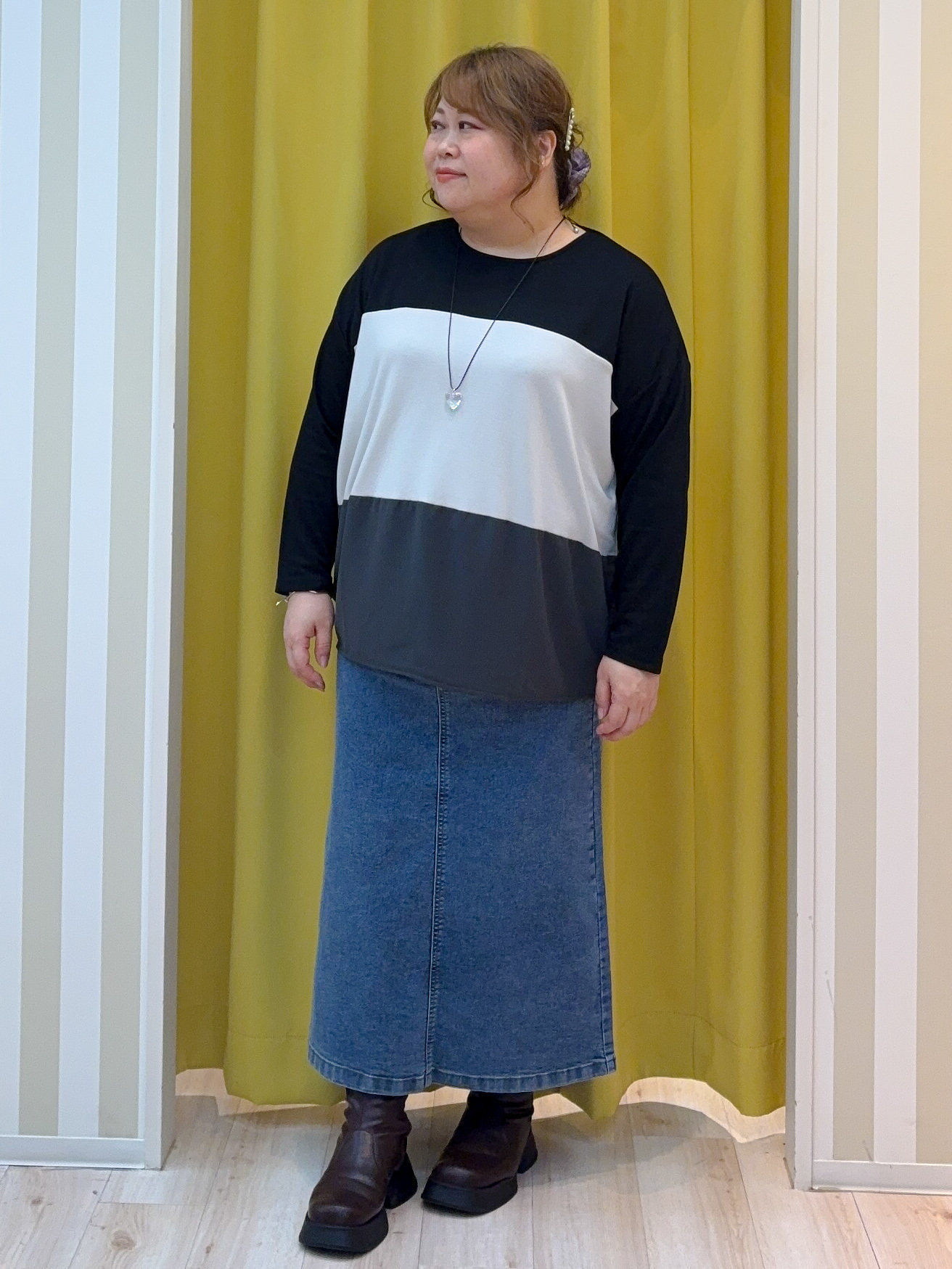 kotoさんさんの「SHOO･LA･RUE｜【通気性〇/セットアップ可/洗濯機可】メッシュドルマン ジップブルゾン」を使ったコーディネート