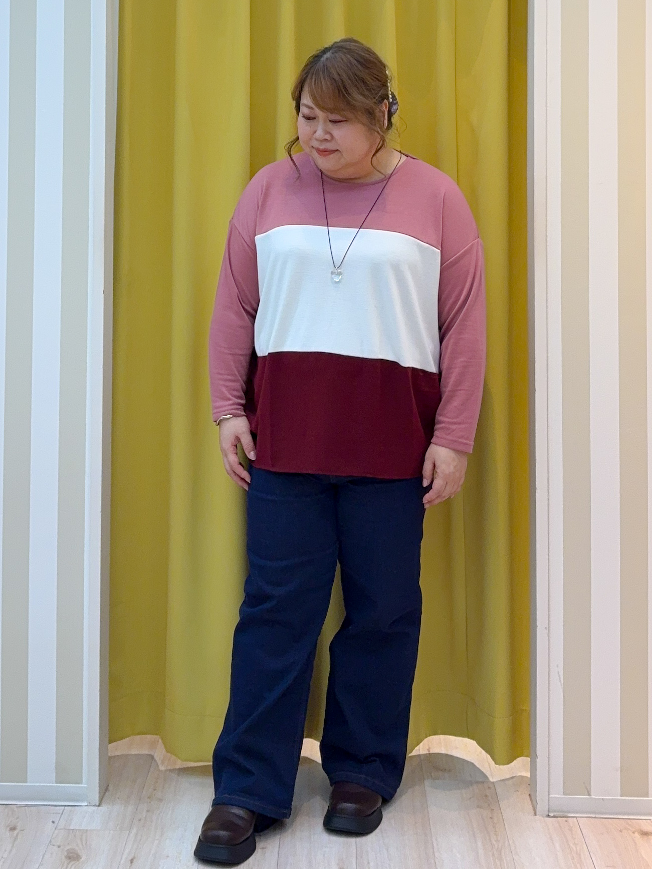 kotoさんさんの「SHOO･LA･RUE｜【セットアップ可/洗濯機可】軽やかに羽織れる スポンディッシュ ニットカーディガン」を使ったコーディネート