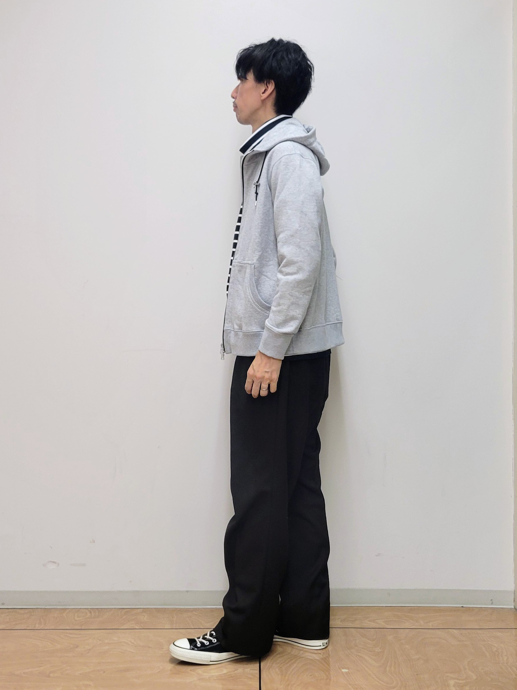 piroyaさんの「TAKEO KIKUCHI｜【BOWLER HAT LABEL】オフタートル プルオーバージャージ」を使ったコーディネート