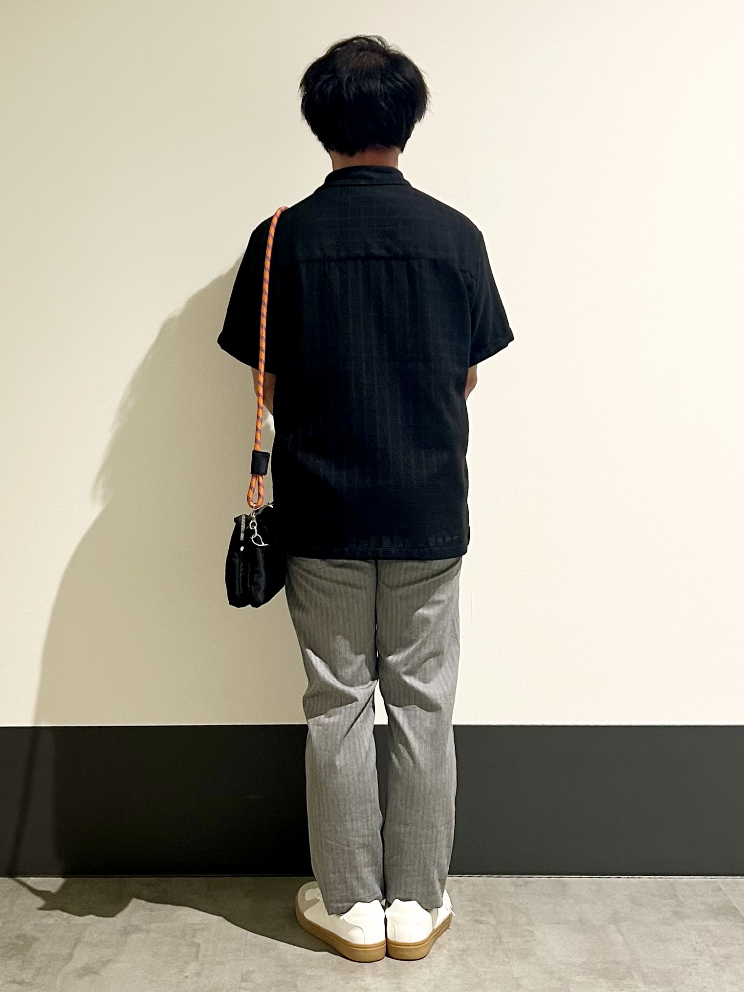 KENJI Iさんの「THE SHOP TK｜【洗濯機OK】格子柄メッシュ半袖シャツ」を使ったコーディネート