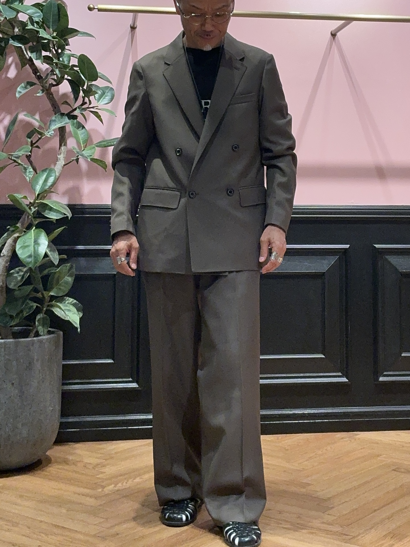 torigoeさんの「DRESSTERIOR｜【セットアップ可】イージーケア ウールブレンドジャケット」を使ったコーディネート