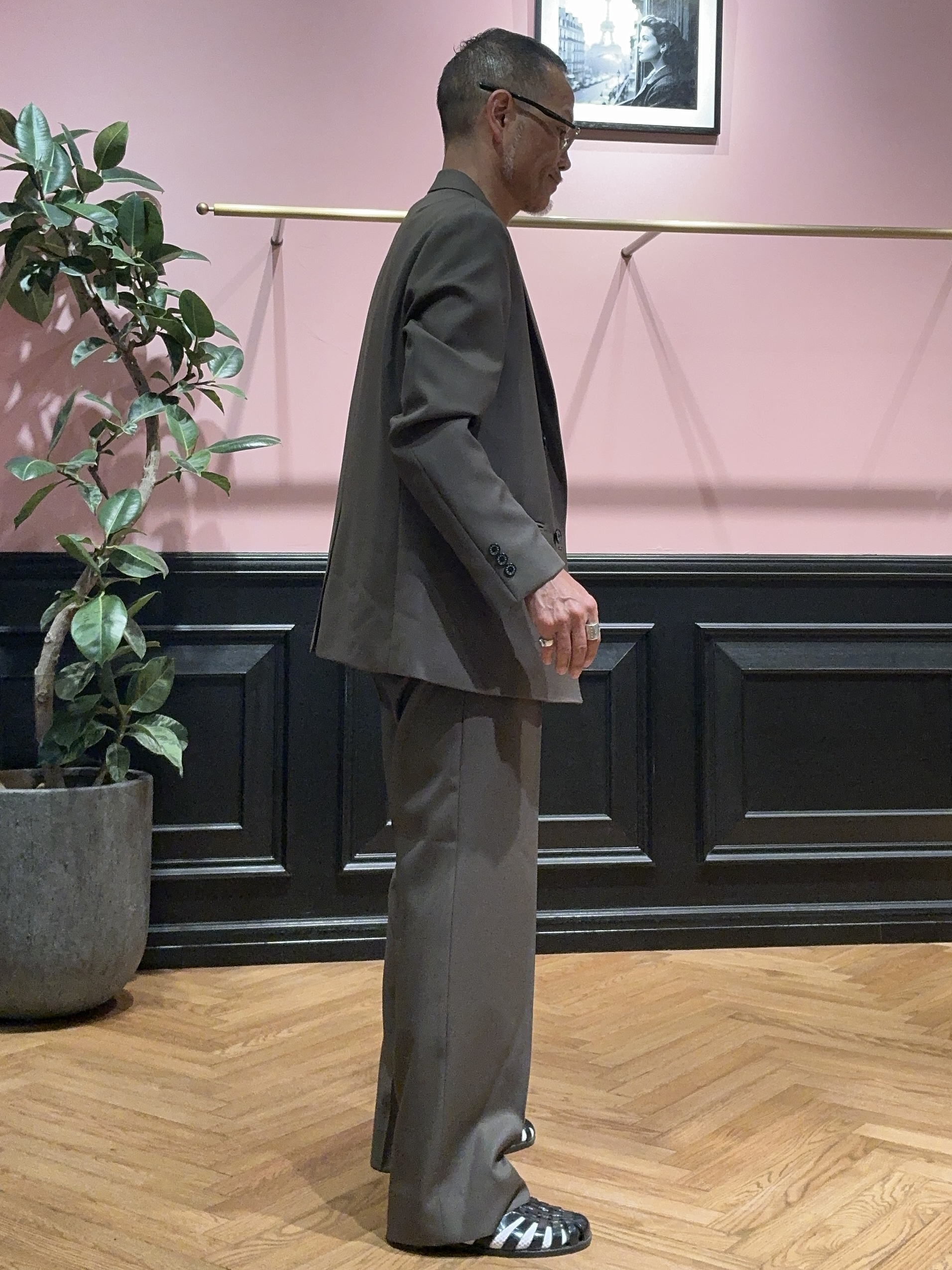 torigoeさんの「DRESSTERIOR｜【セットアップ可】イージーケア ウールブレンドジャケット」を使ったコーディネート