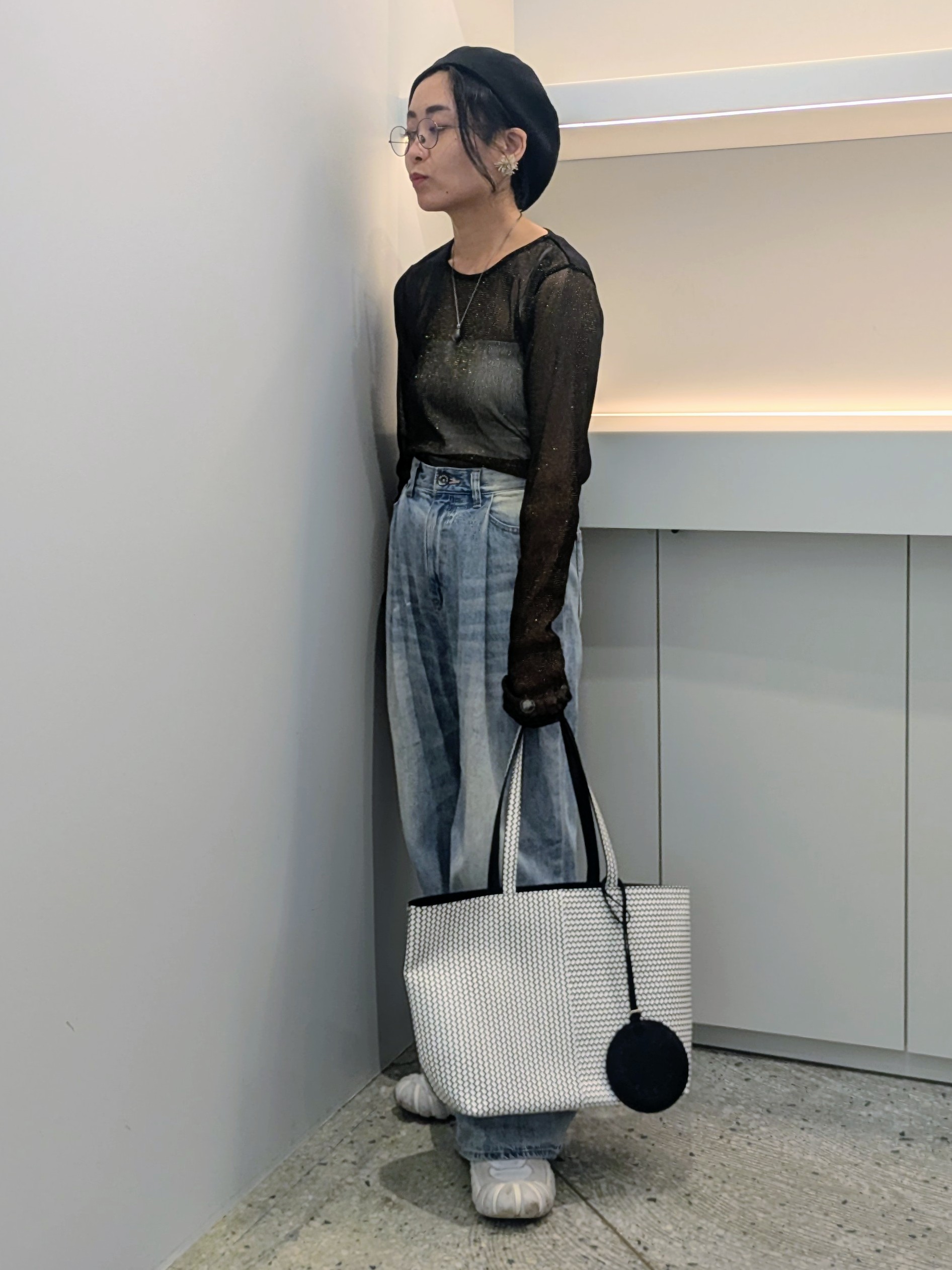 MTさんの「HIROKO HAYASHI｜OTTICA（オッティカ）トートバッグ」を使ったコーディネート