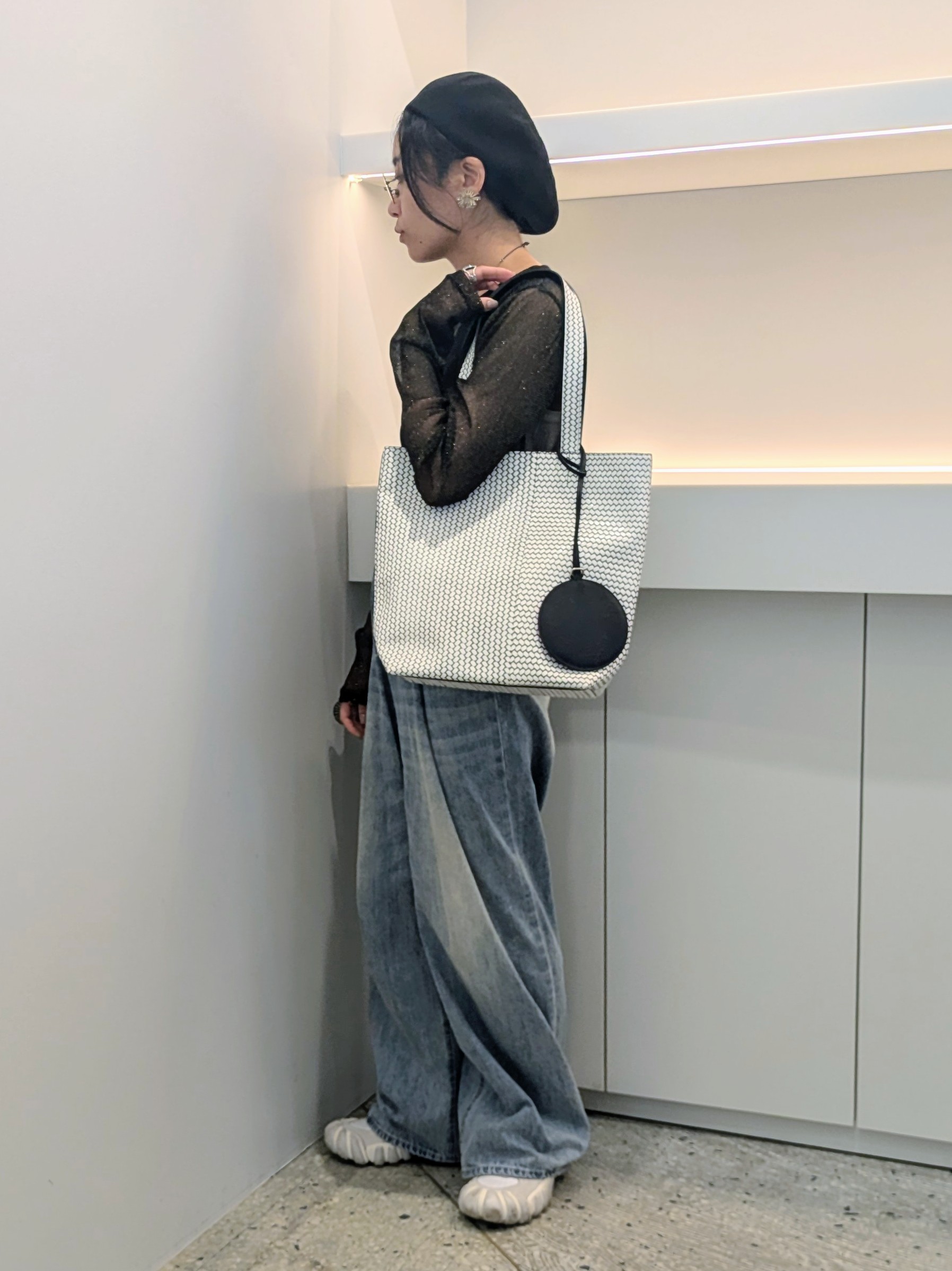 MTさんの「HIROKO HAYASHI｜OTTICA（オッティカ）トートバッグM」を使ったコーディネート
