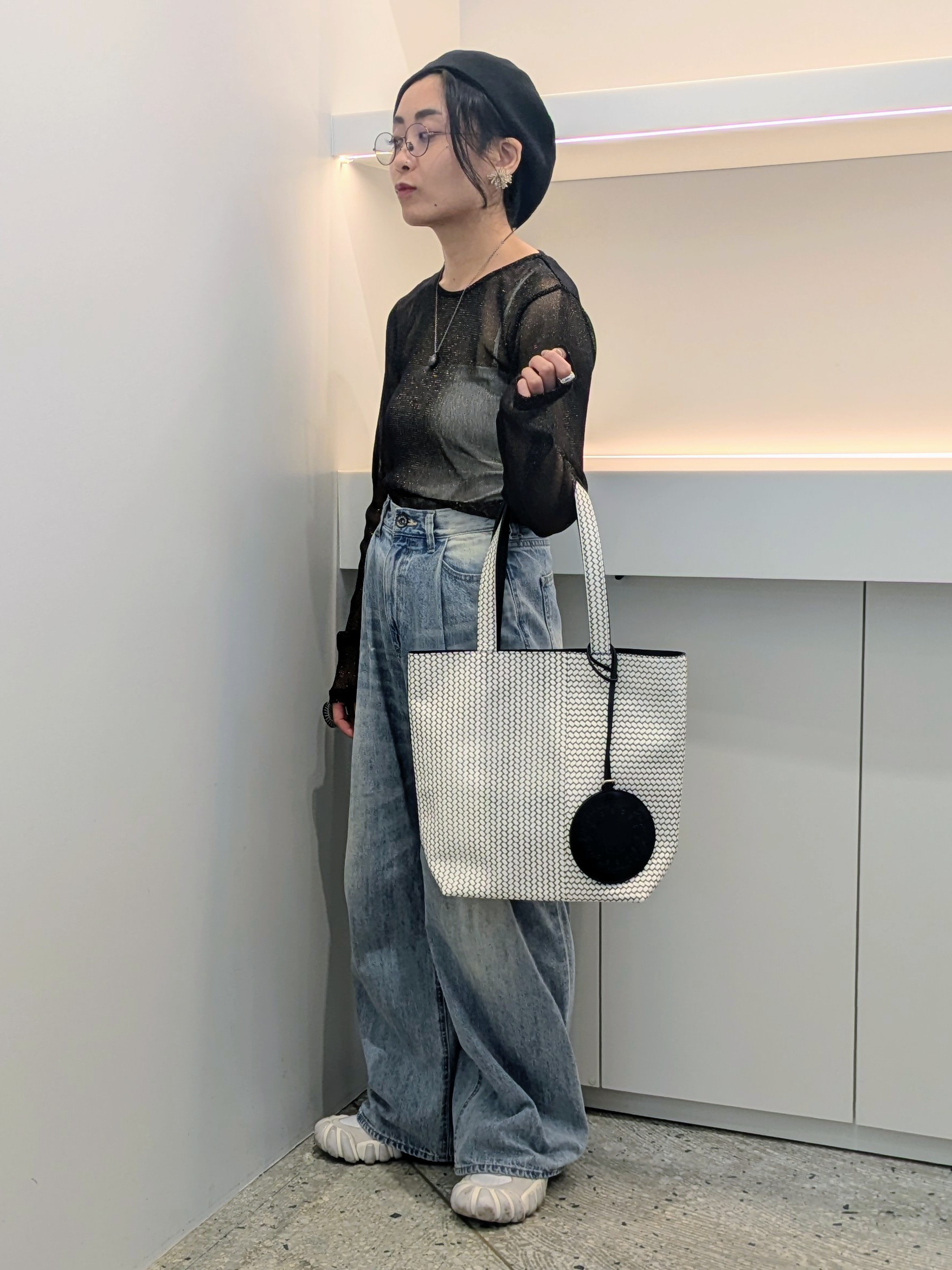 MTさんの「HIROKO HAYASHI｜OTTICA（オッティカ）トートバッグM」を使ったコーディネート