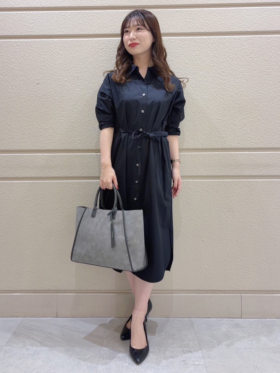 ユナさんの「UNTITLED｜ロングシャツワンピース」を使ったコーディネート