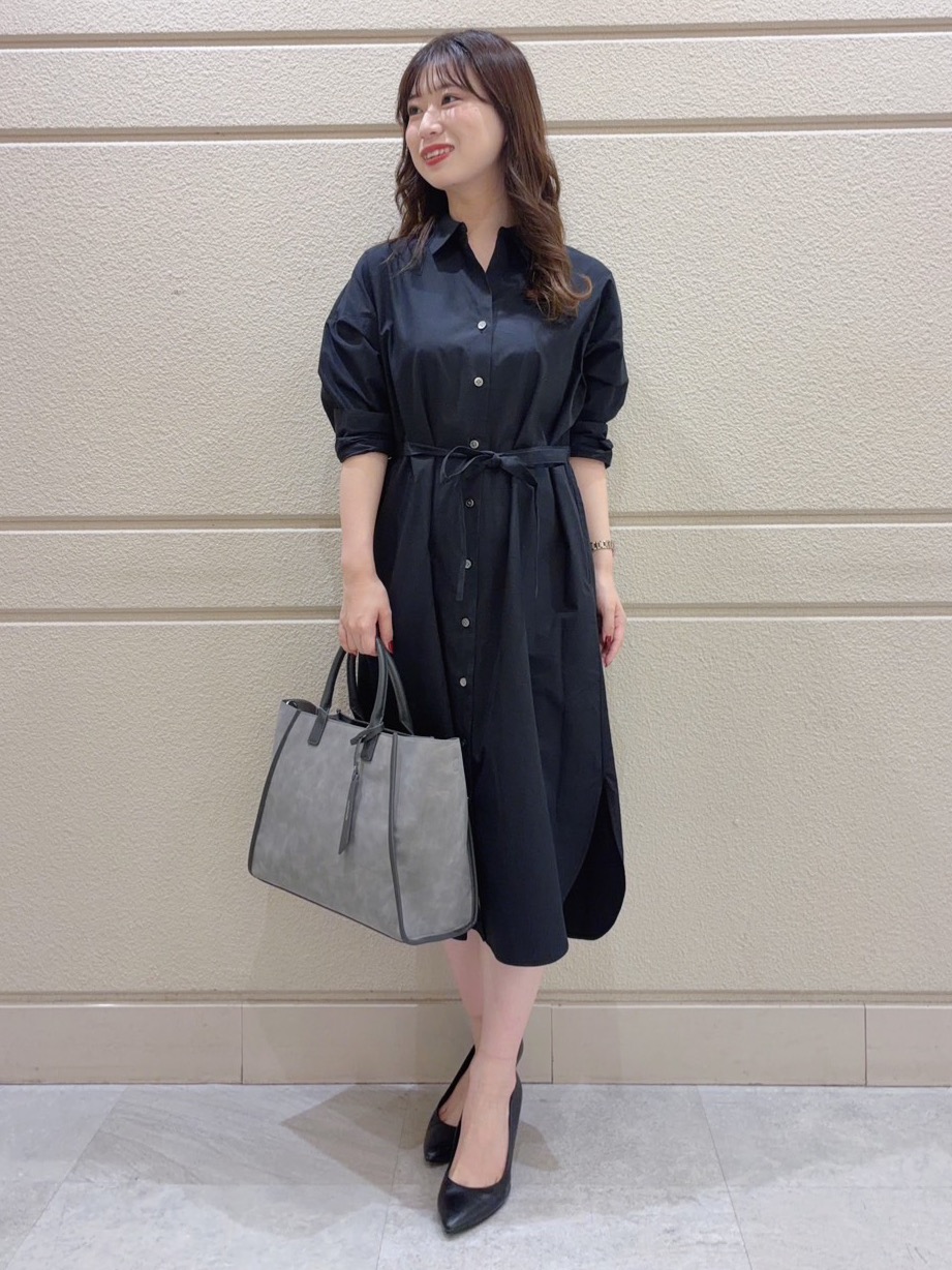 ユナさんの「UNTITLED｜ロングシャツワンピース」を使ったコーディネート