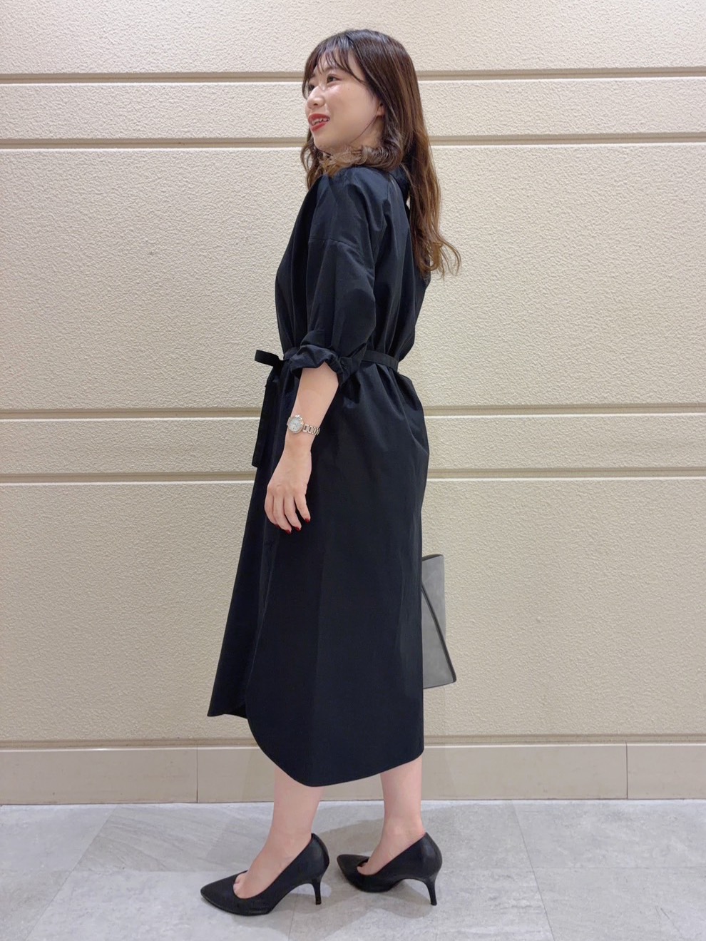 ユナさんの「UNTITLED｜ロングシャツワンピース」を使ったコーディネート