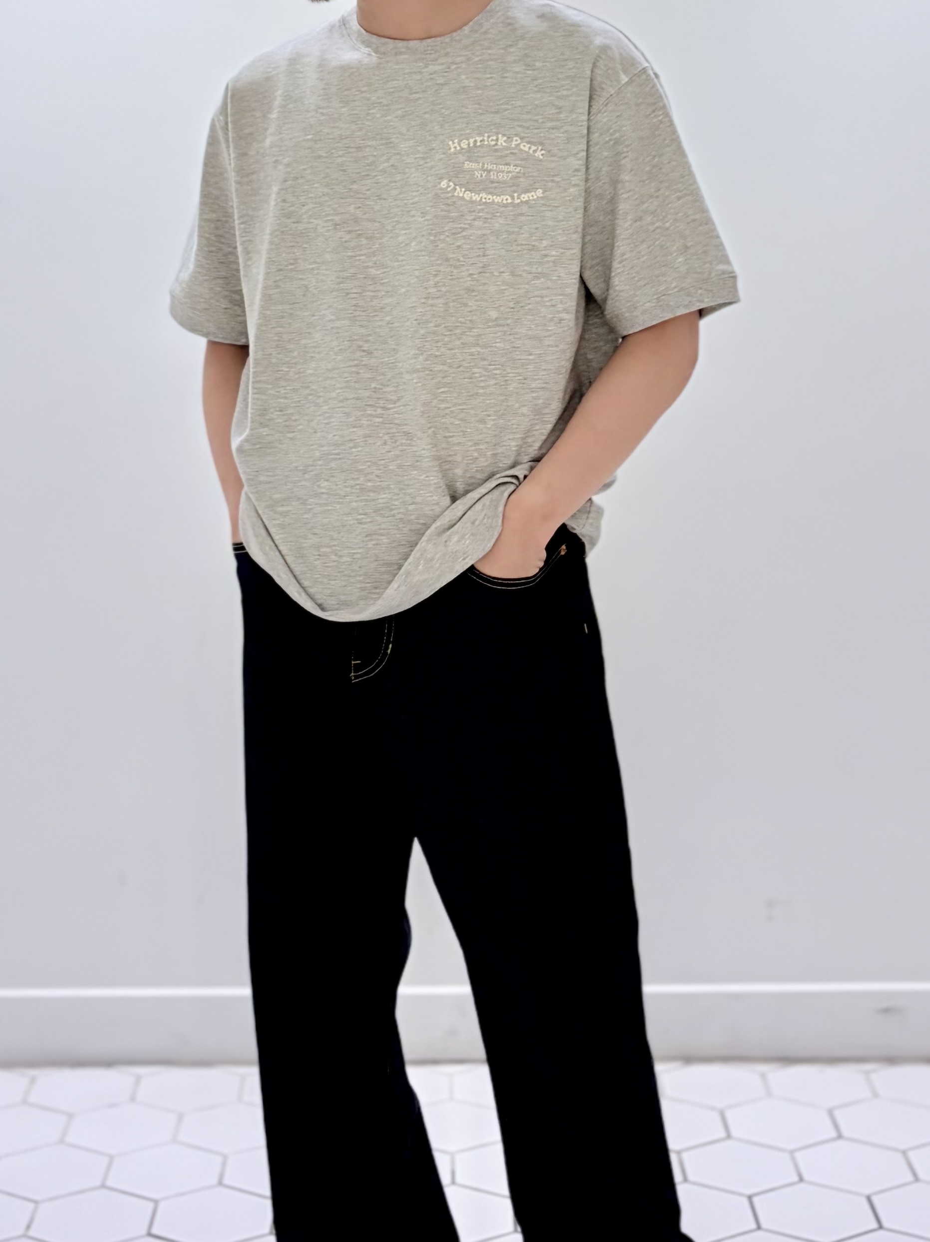 takeruさんの「Dessin｜12．5ozリラックスワイドデニム」を使ったコーディネート
