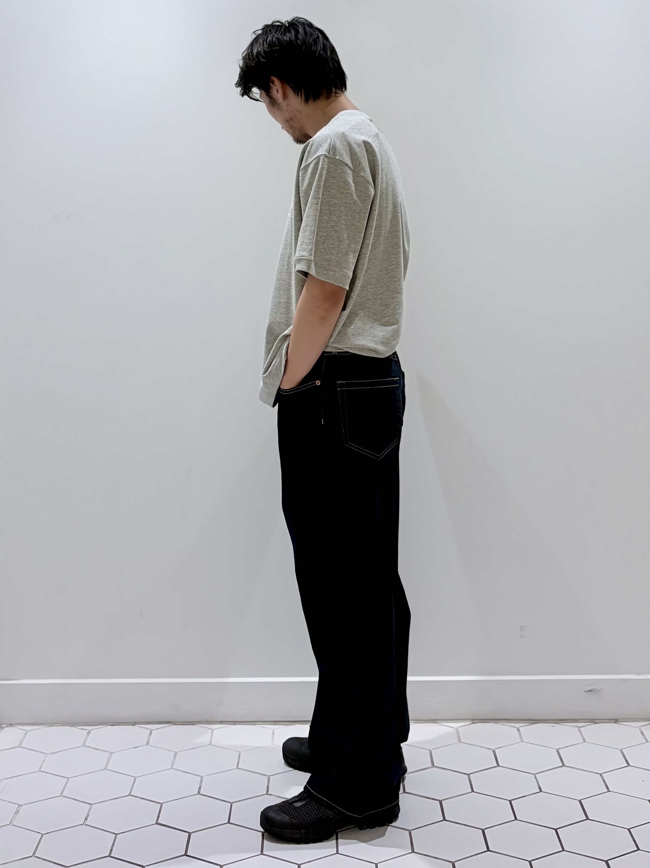 takeruさんの「Dessin｜12．5ozリラックスワイドデニム」を使ったコーディネート