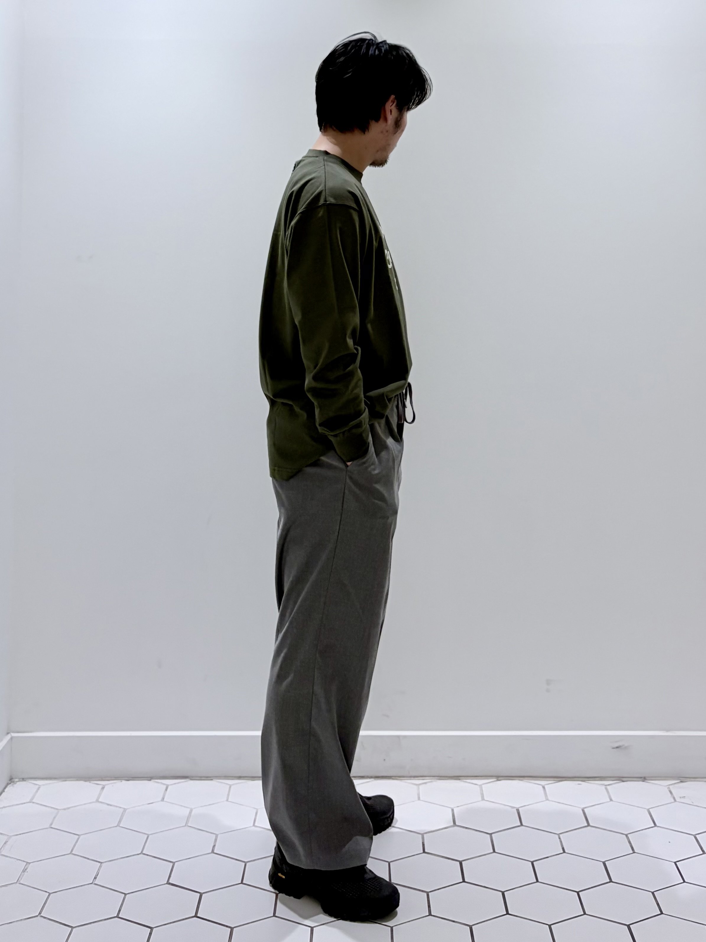takeruさんの「Dessin｜ワイドパンツ」を使ったコーディネート
