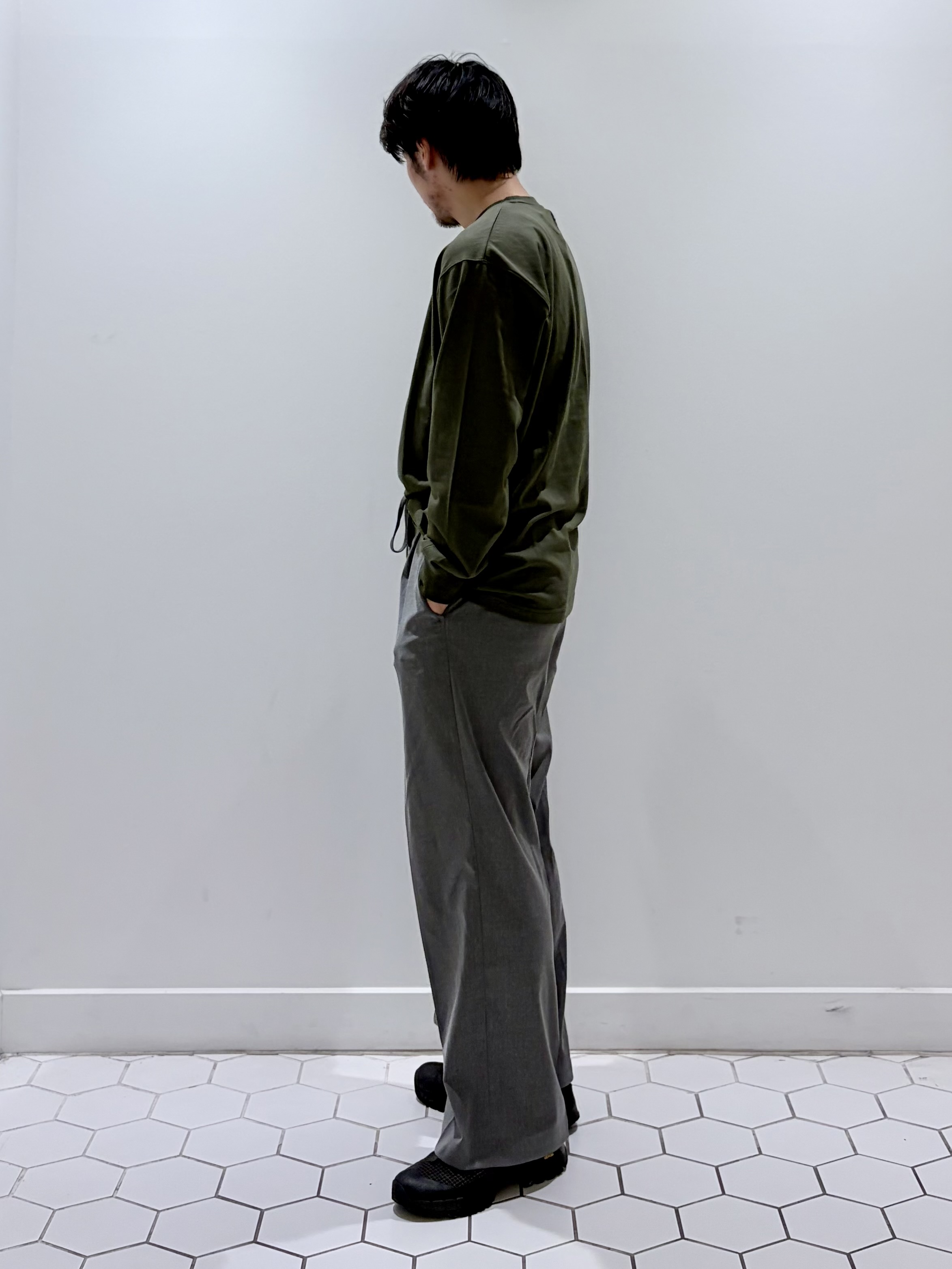 takeruさんの「Dessin｜ワイドパンツ」を使ったコーディネート