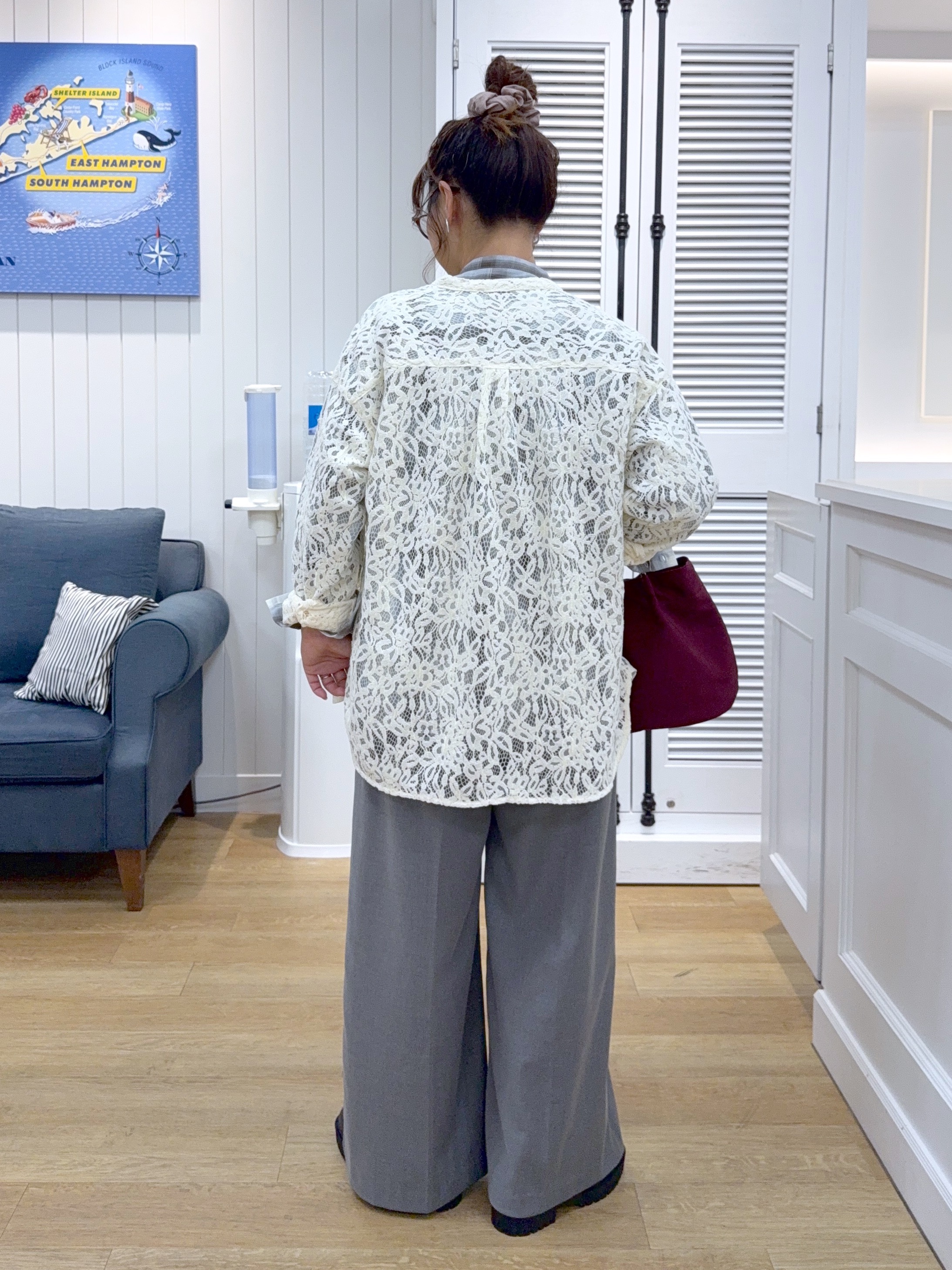 Osawaさんの「Dessin｜【手洗い可/シワになりにくい】オンブレーチェックシャツ」を使ったコーディネート