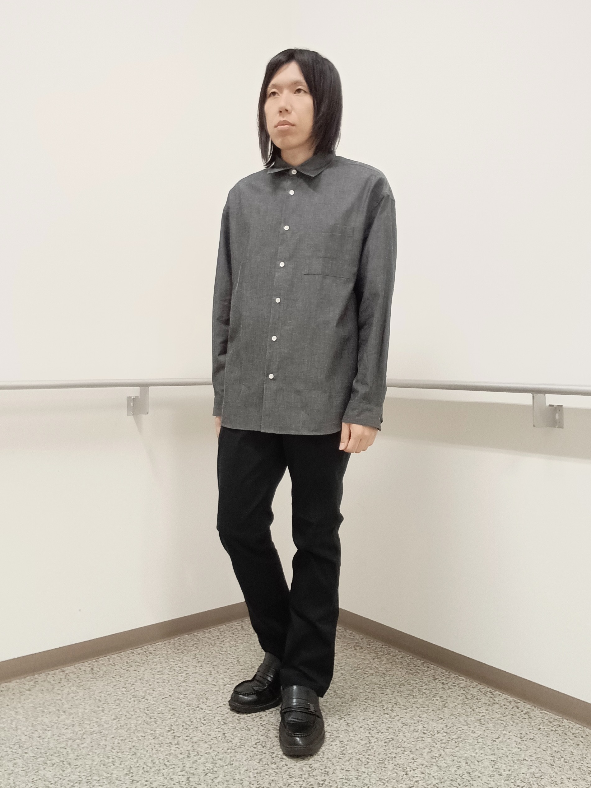 moritaさんの「TAKEO KIKUCHI｜【日本製/Sサイズ～】リラックスフィットシャツ」を使ったコーディネート