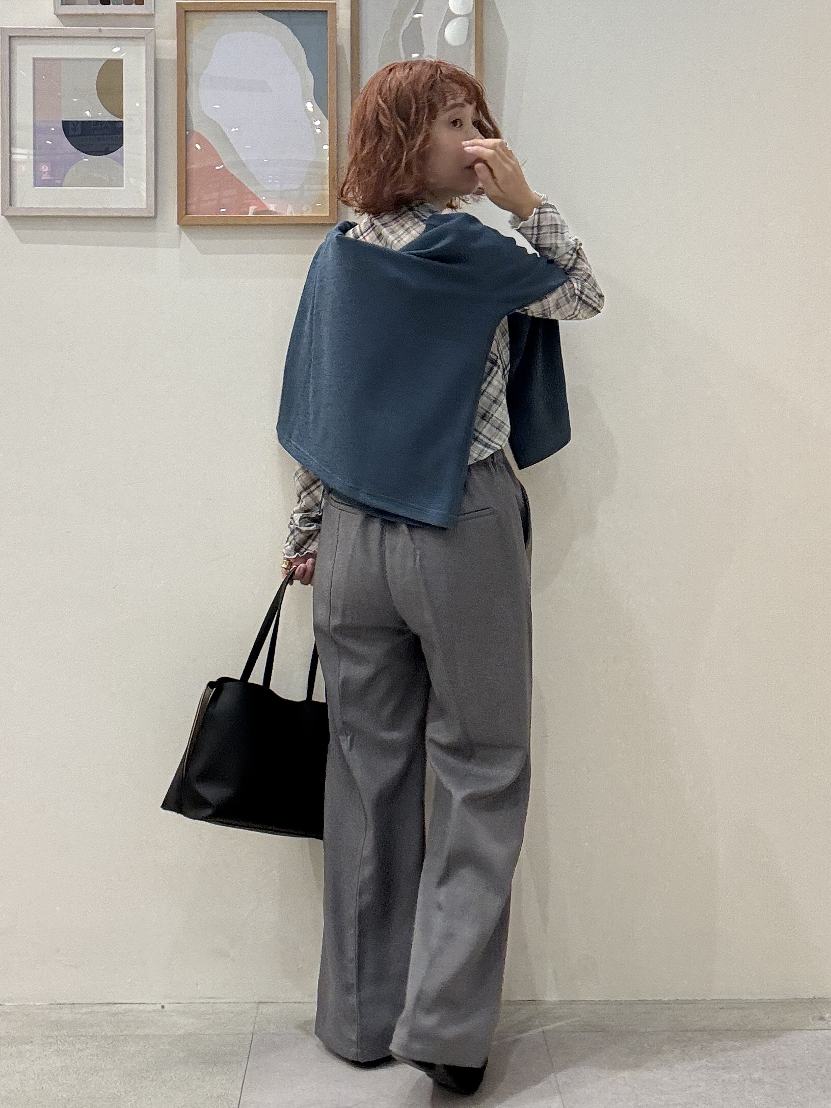 たけぴさんの「SHOO･LA･RUE｜【UV/S-LL/洗濯機可】多ボタンがポイント クルーネックカーディガン」を使ったコーディネート